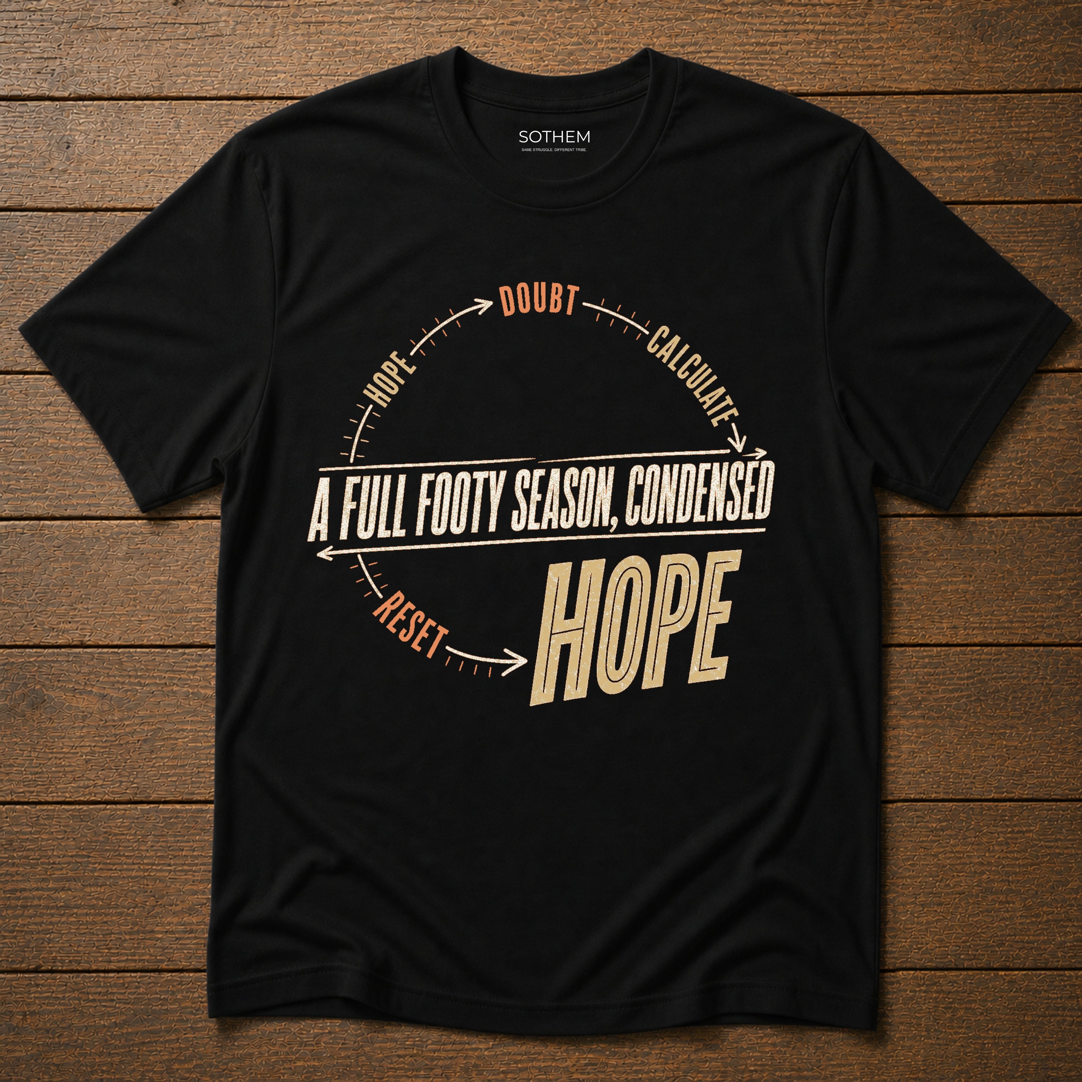 Full Footy Season Cycle Tee