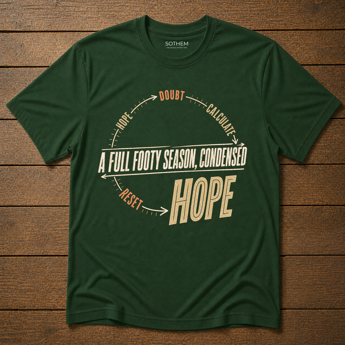 Full Footy Season Cycle Tee