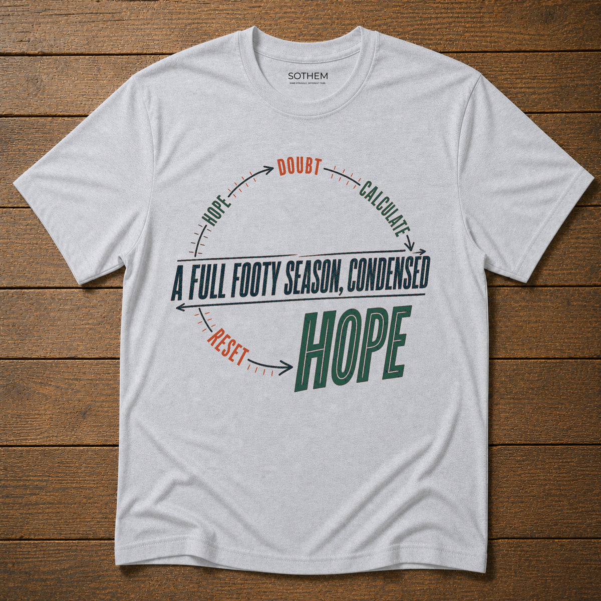 Full Footy Season Cycle Tee