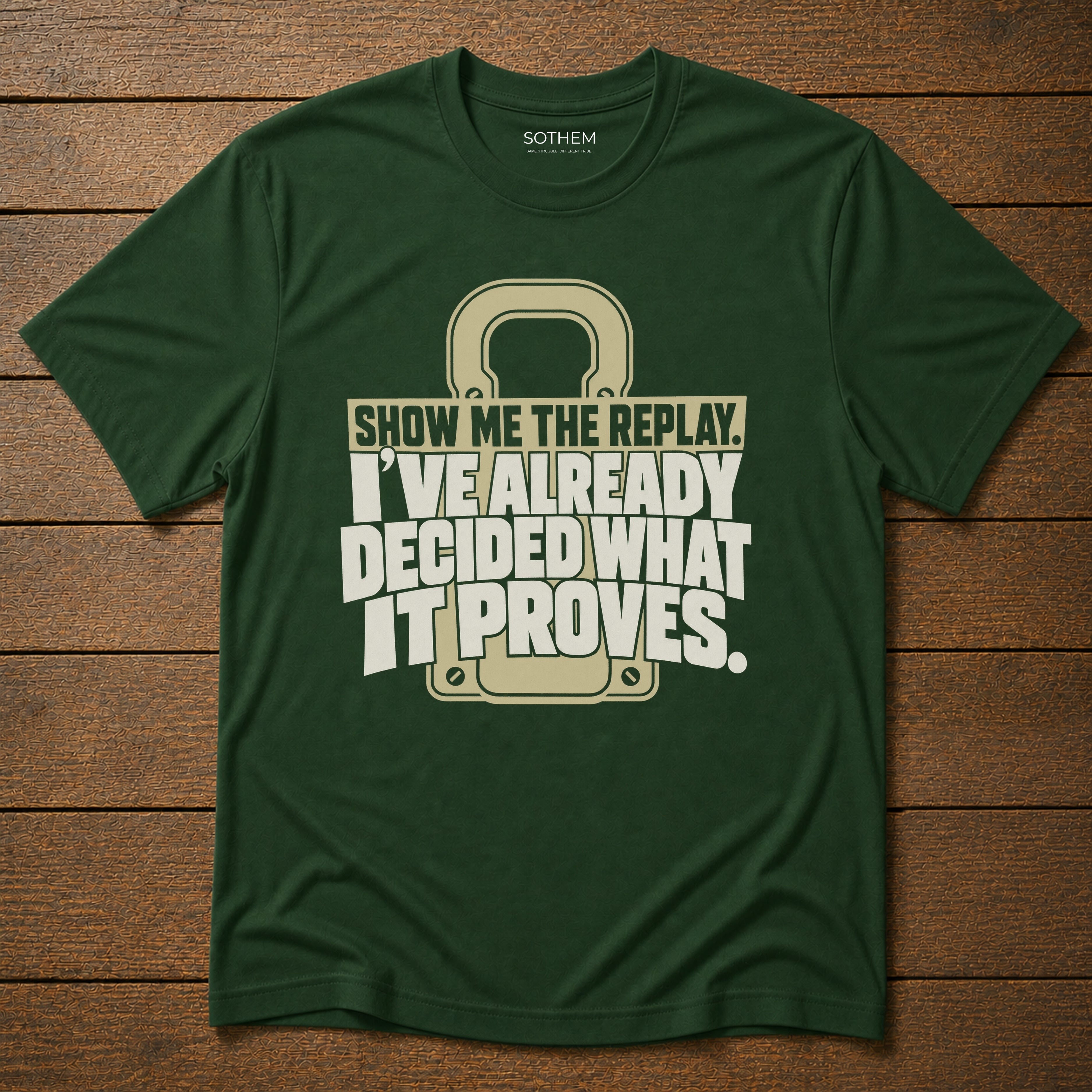 Show Me the Replay Footy Tee