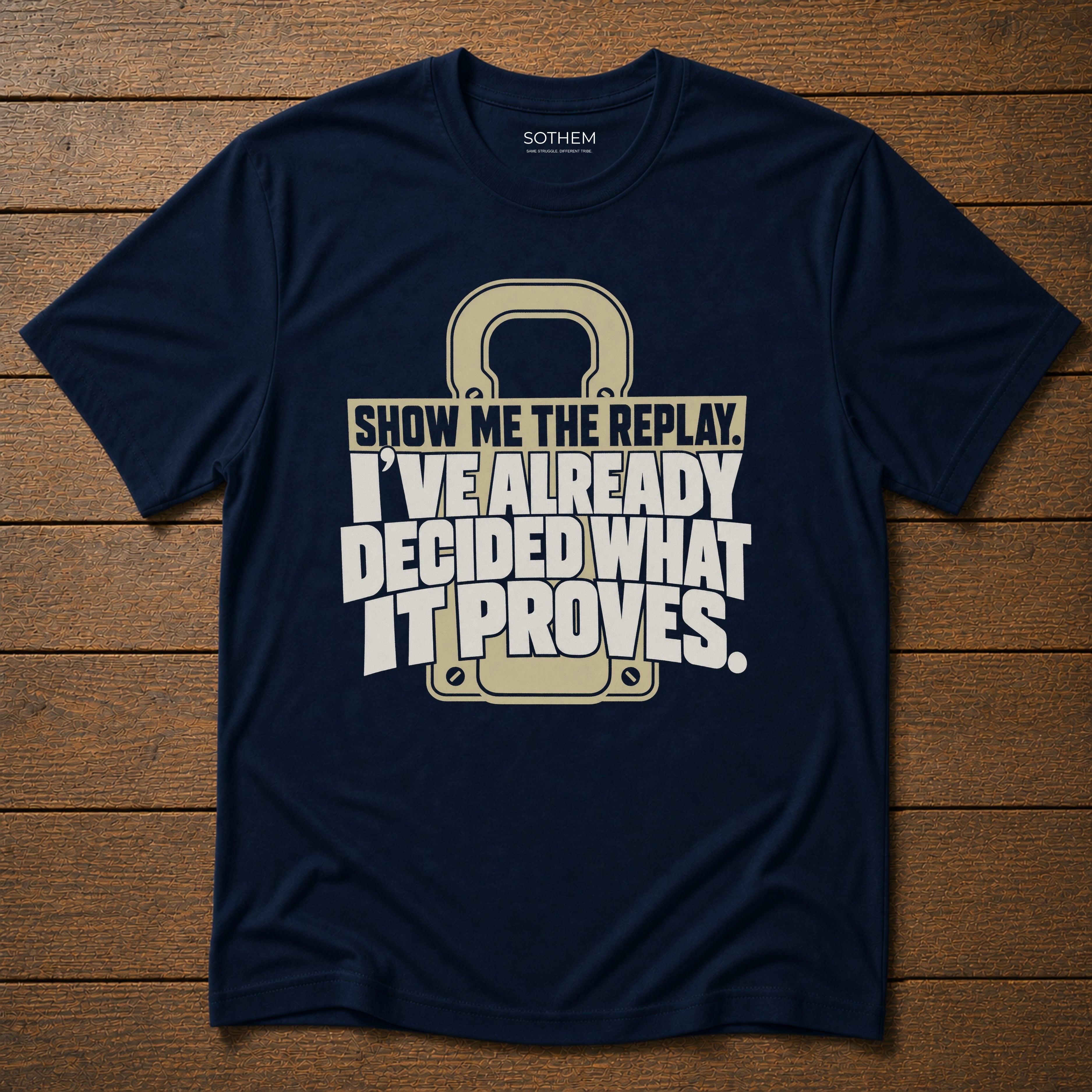 Show Me the Replay Footy Tee