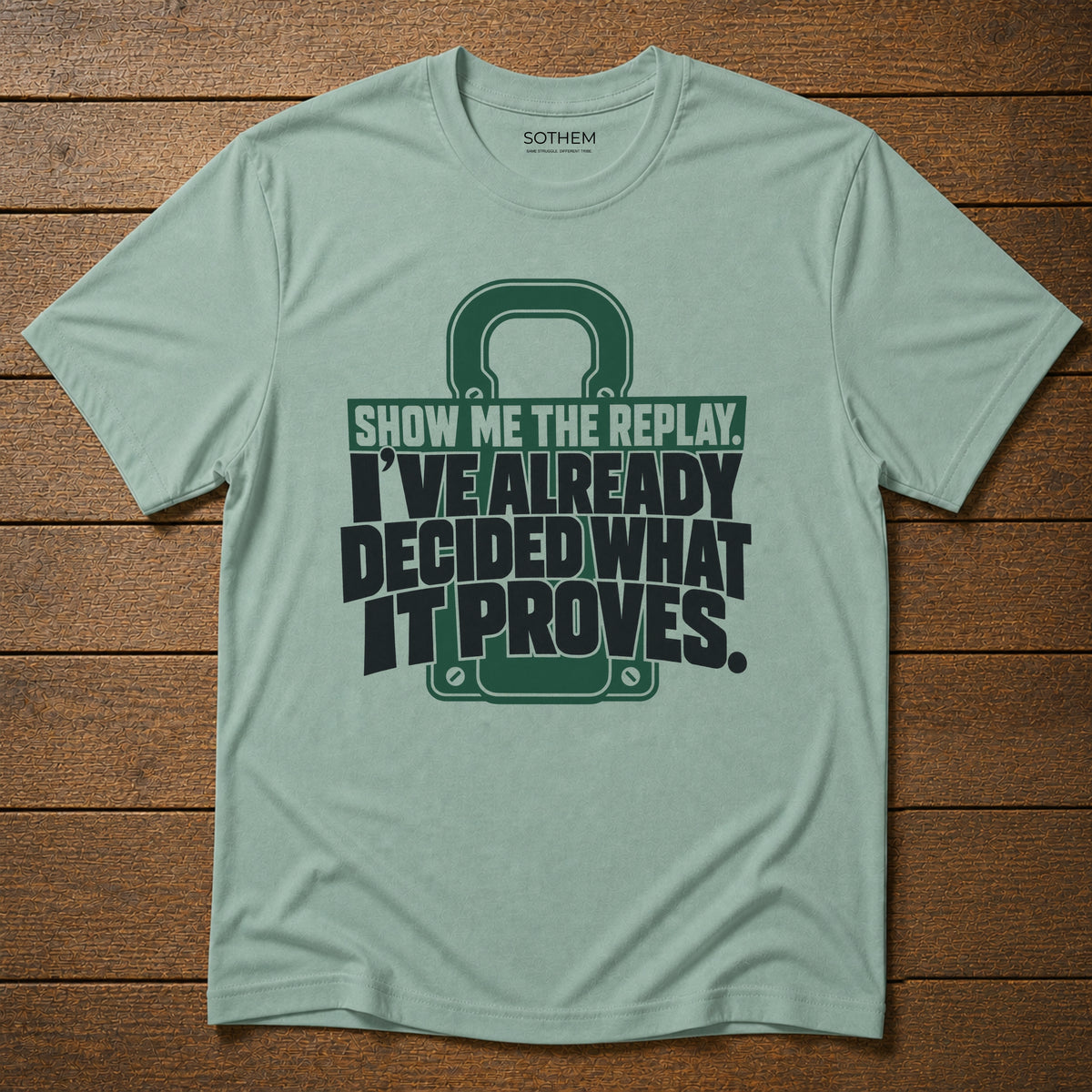 Show Me the Replay Footy Tee