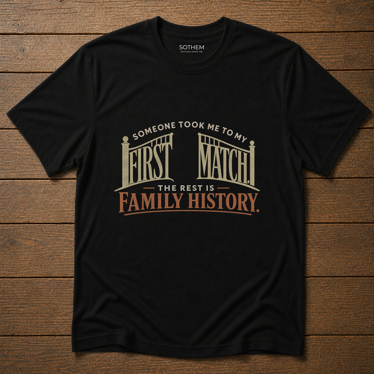 The Rest Is Family History Footy Tee