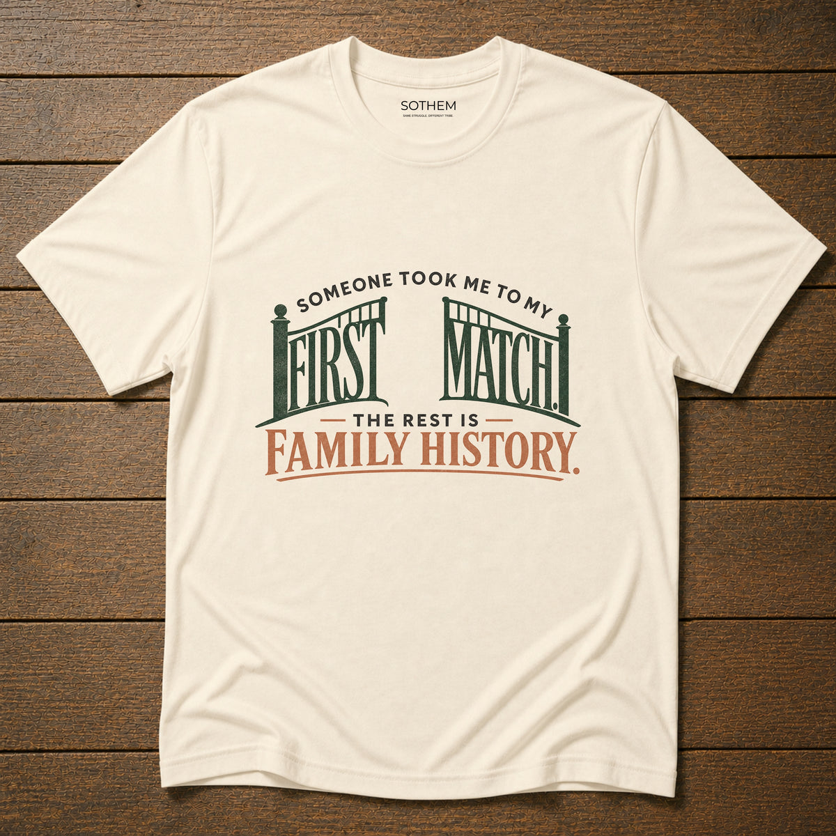 The Rest Is Family History Footy Tee