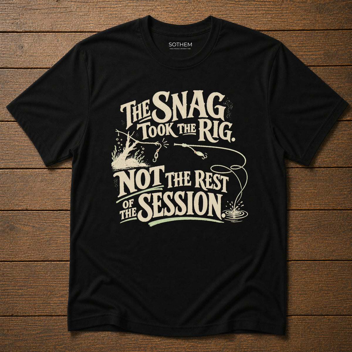 Snag Took the Rig Fishing Tee