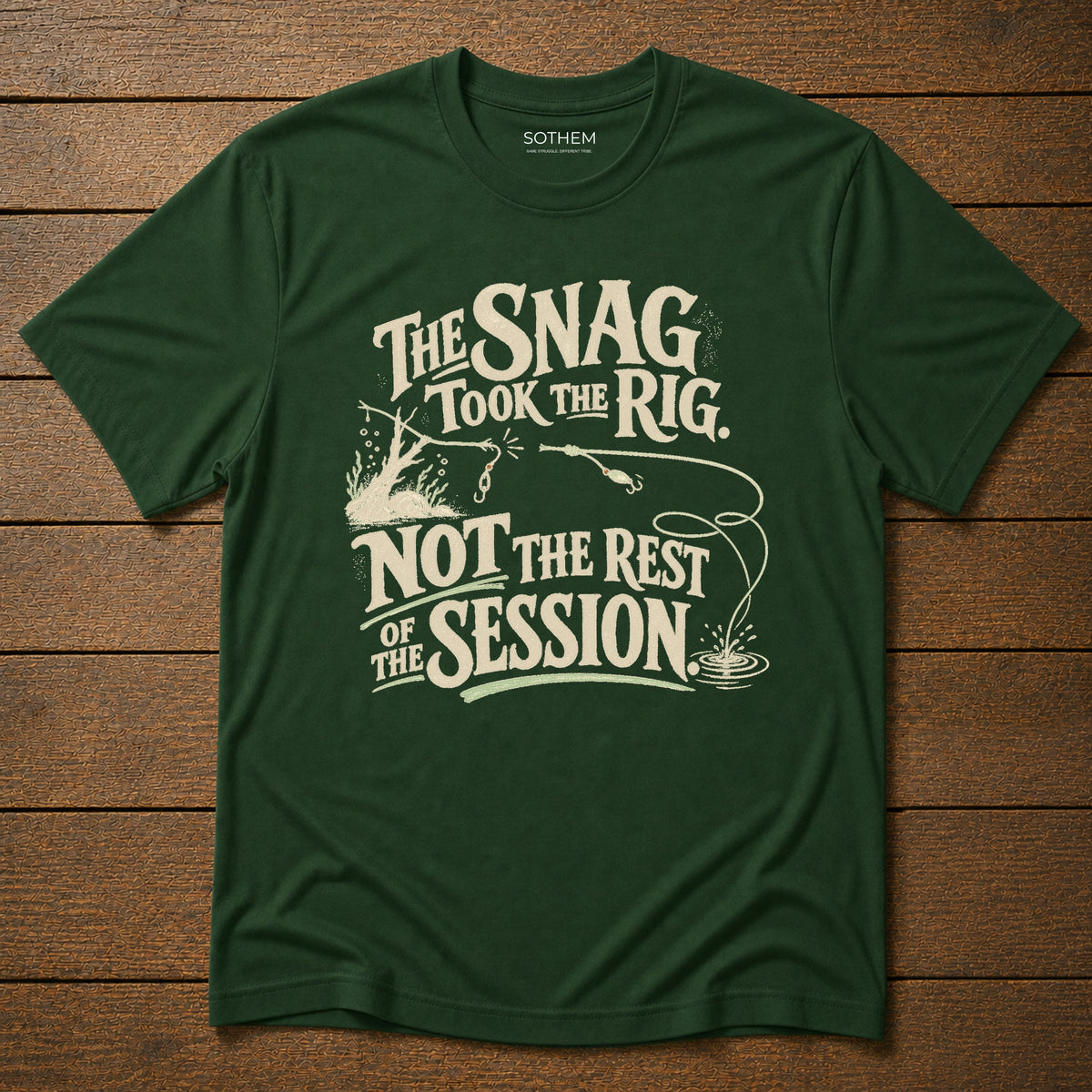 Snag Took the Rig Fishing Tee