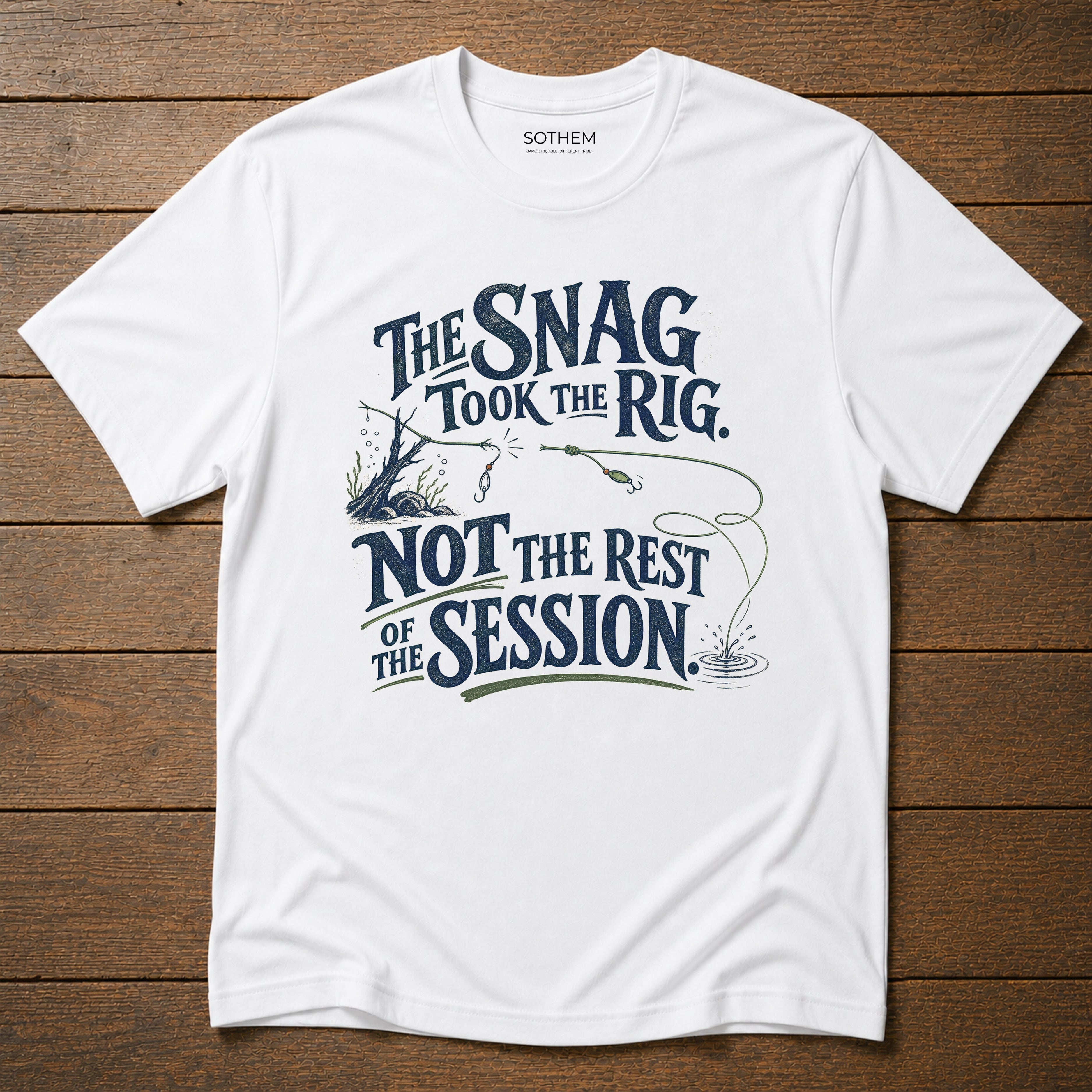Snag Took the Rig Fishing Tee