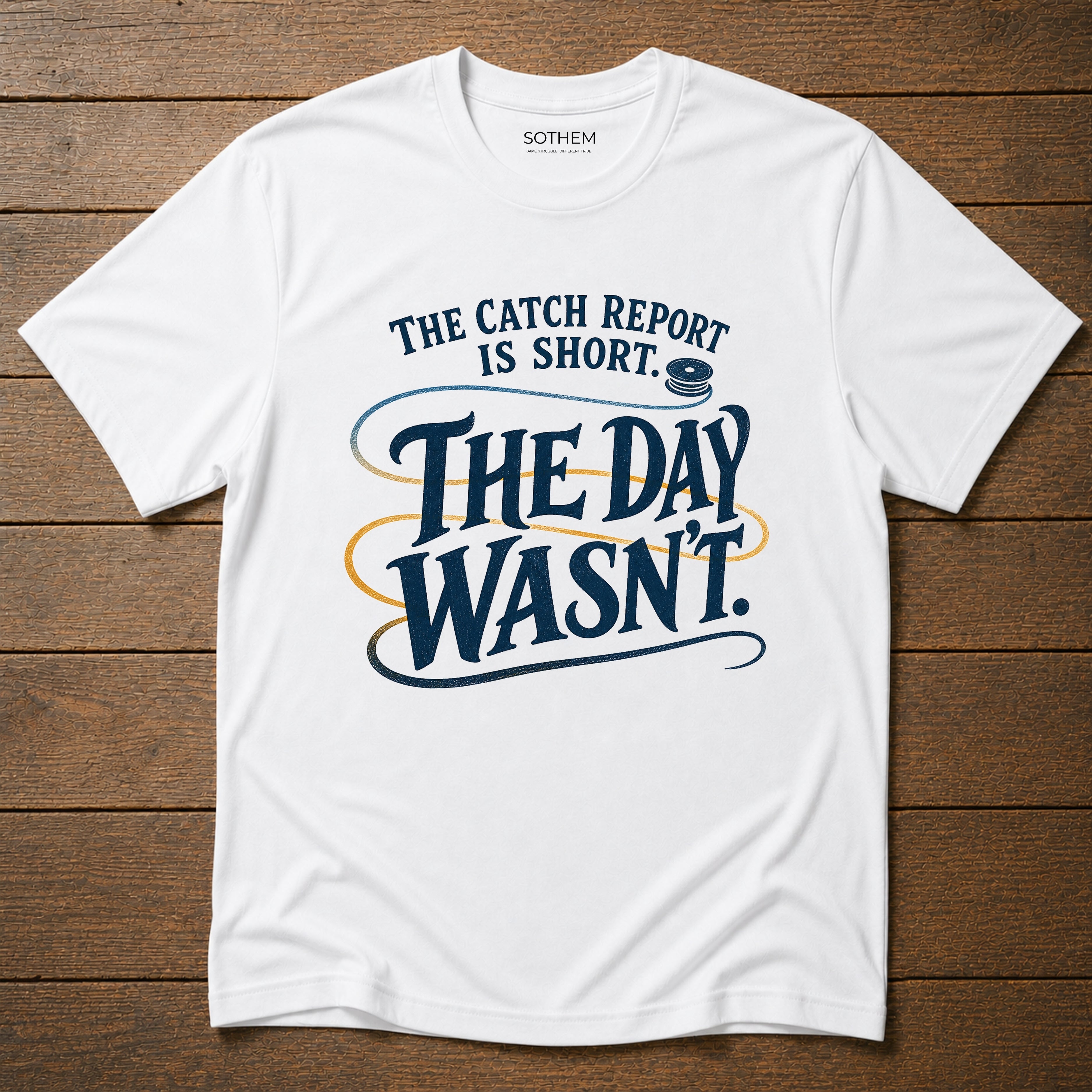 Short Catch Report Fishing Tee