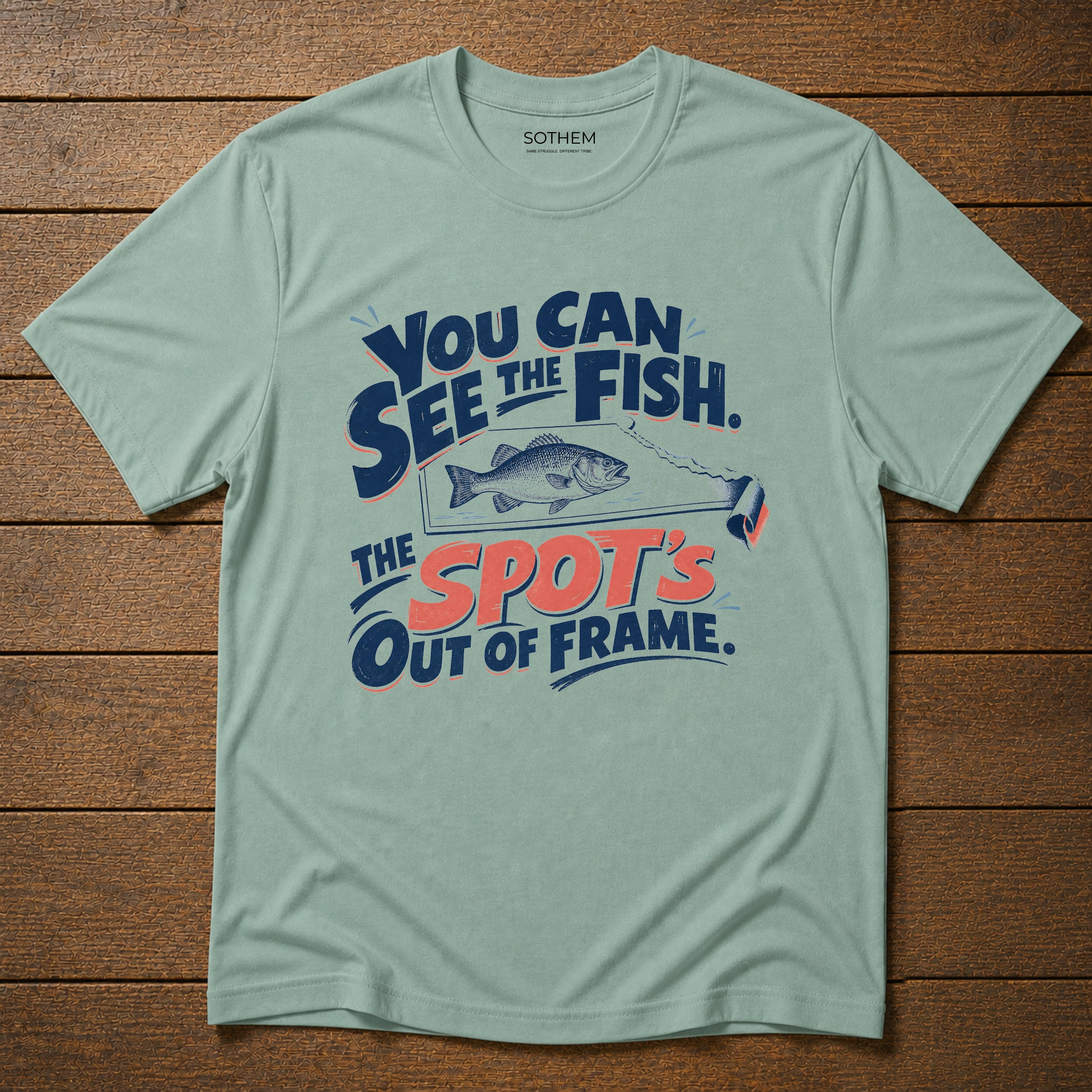 Out of Frame Fishing Tee