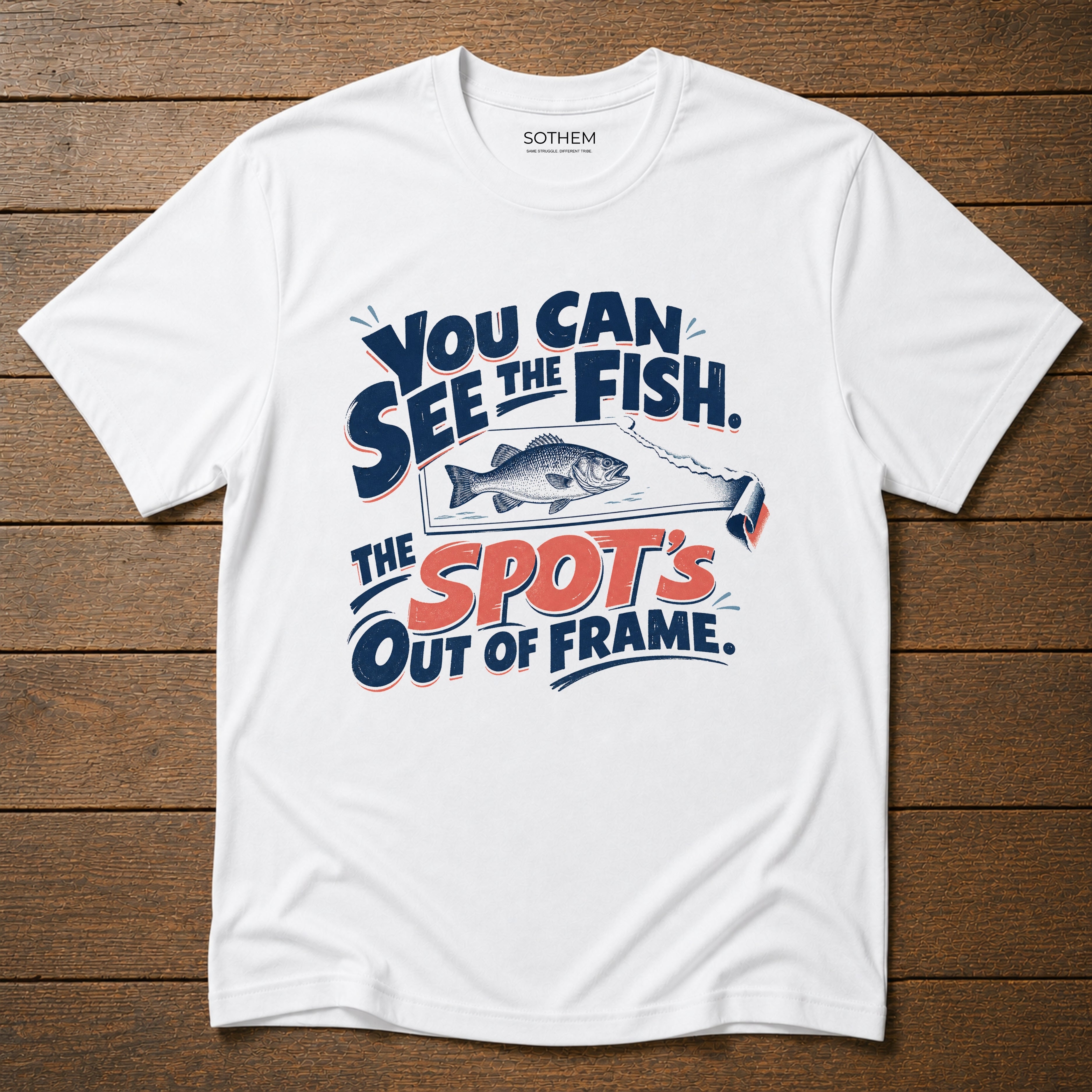 Out of Frame Fishing Tee