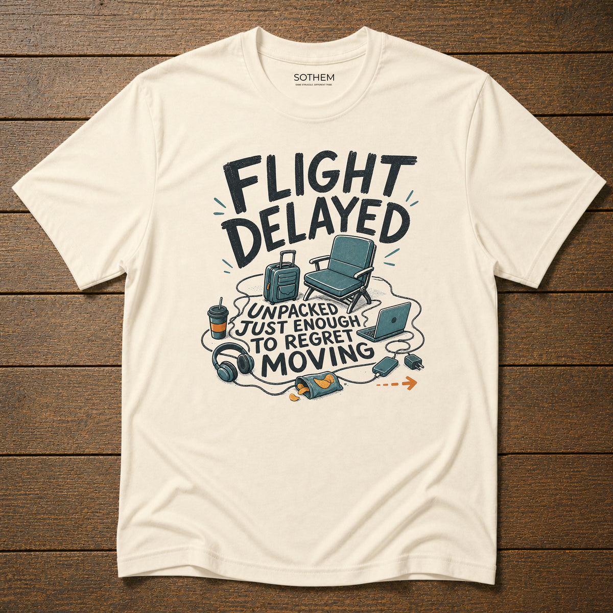 Flight Delay Gate Nest Tee