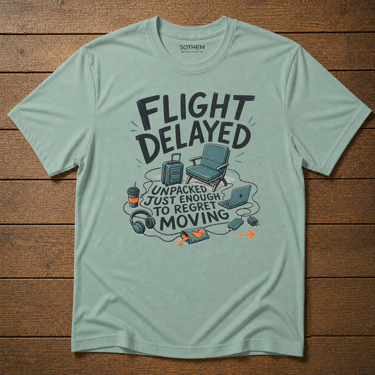 Flight Delay Gate Nest Tee