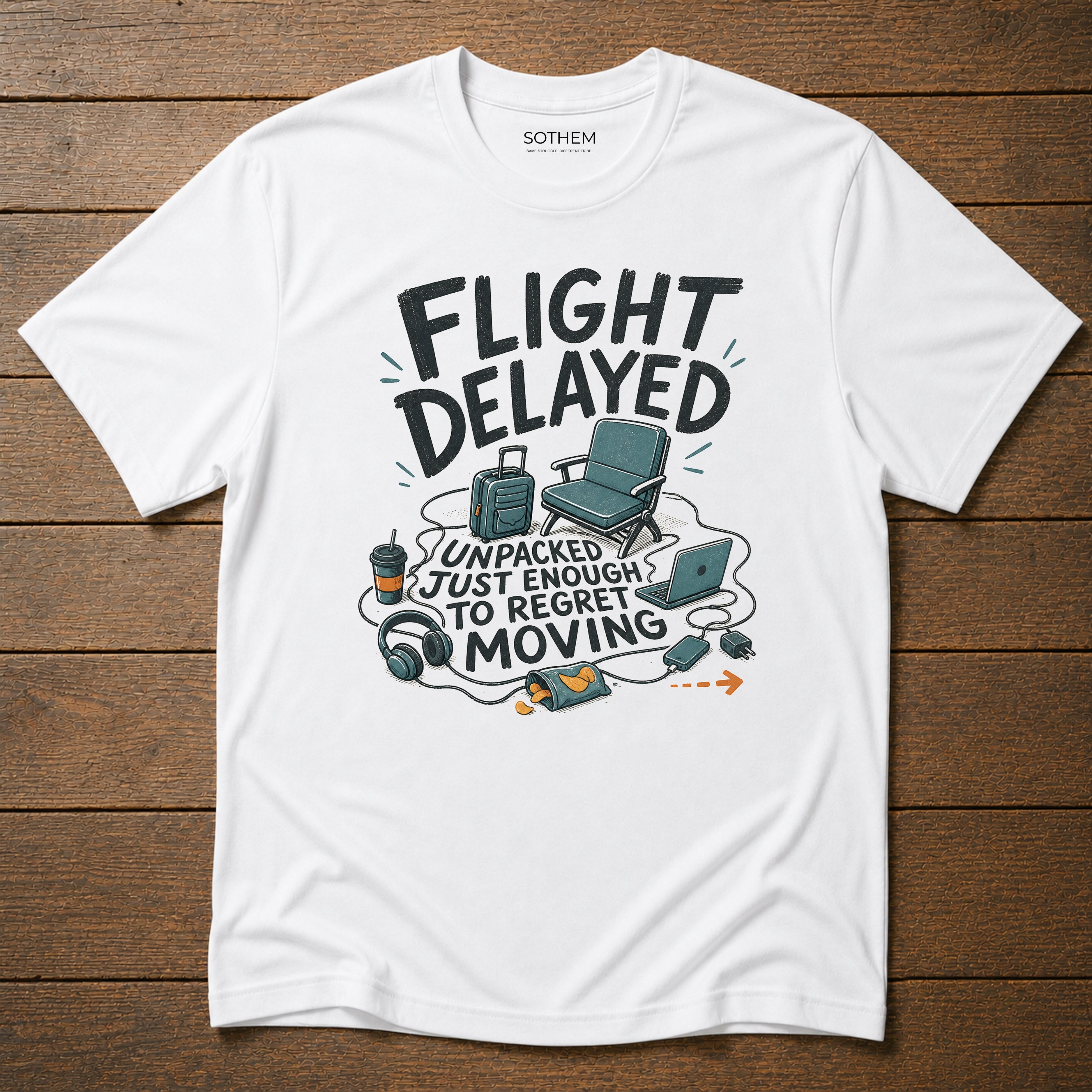 Flight Delay Gate Nest Tee