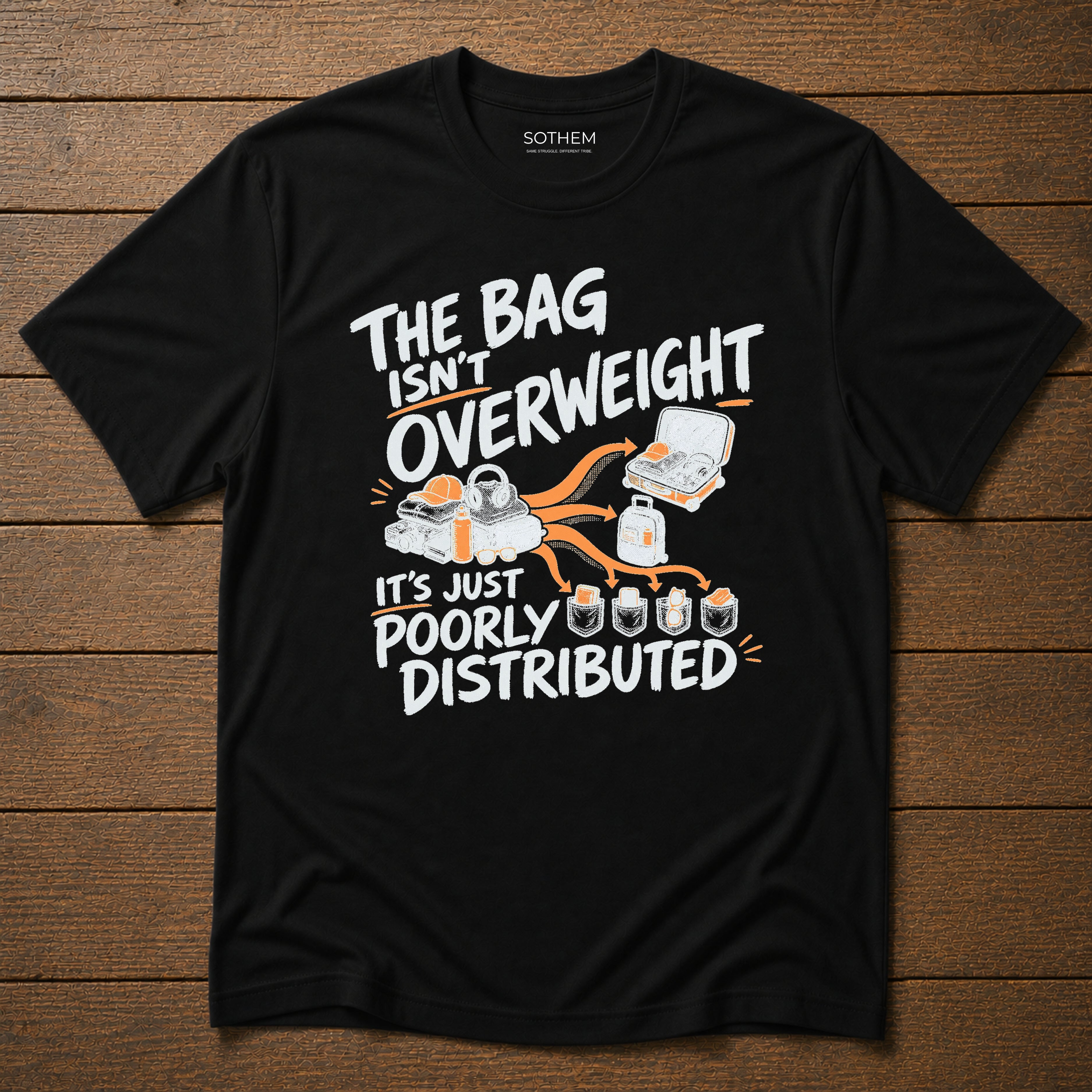 Overweight Bag Travel Tee
