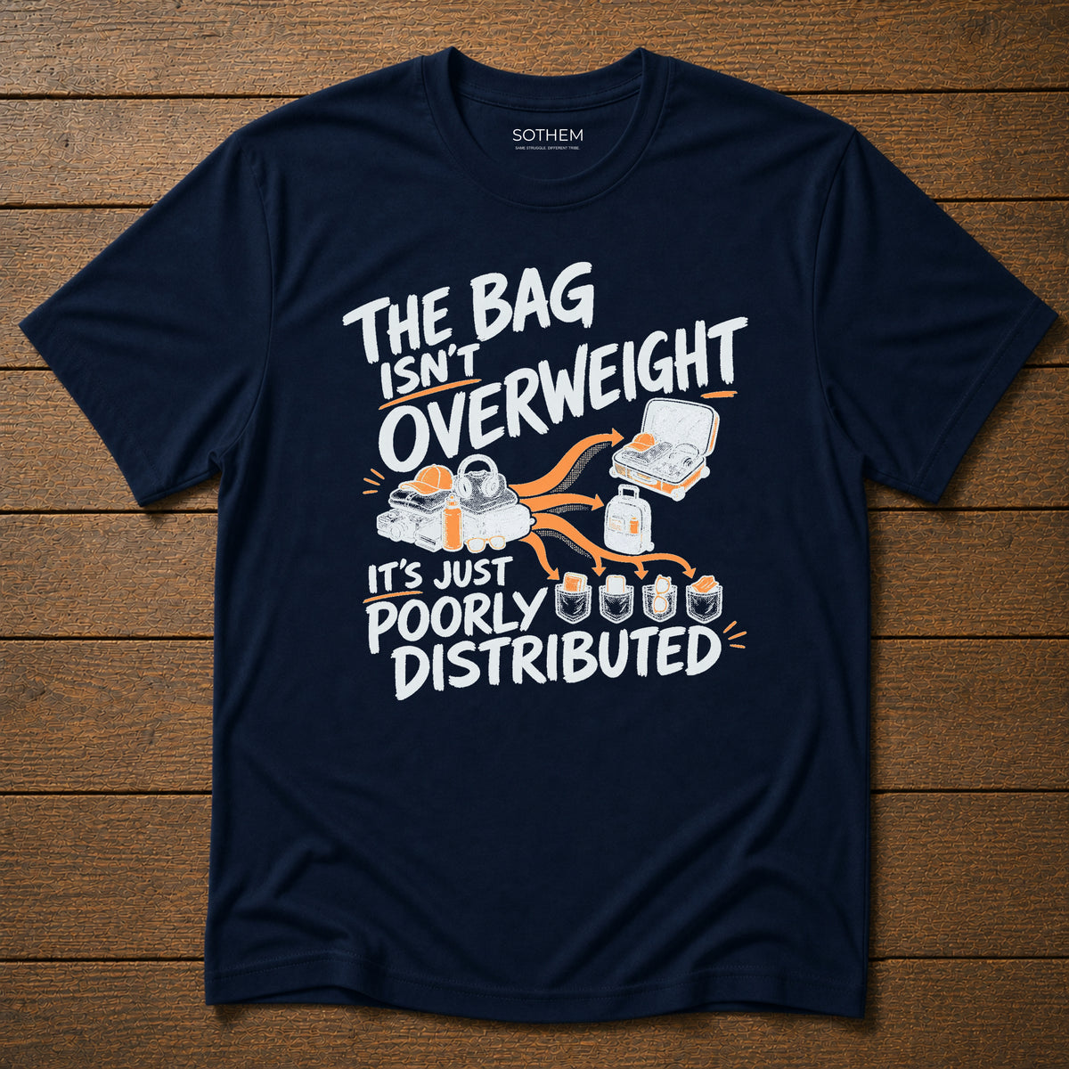 Overweight Bag Travel Tee