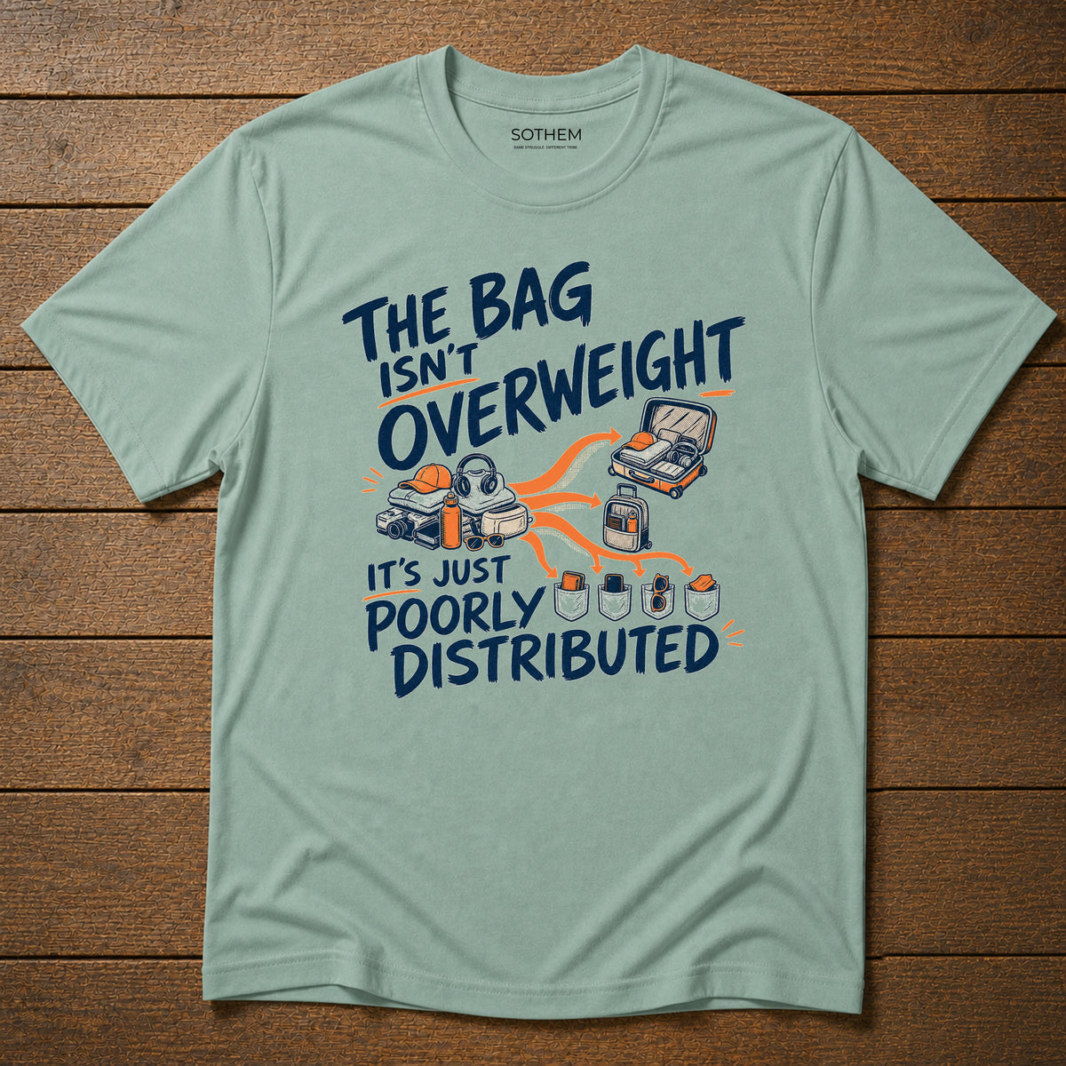Overweight Bag Travel Tee