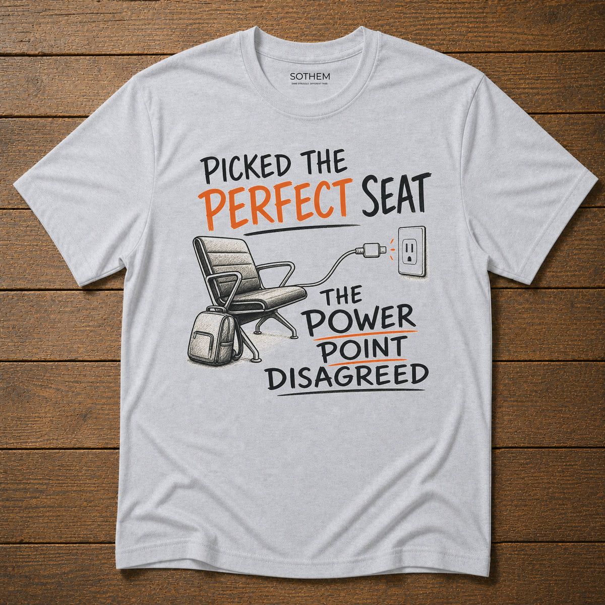 Power Point Disagreed Airport Tee