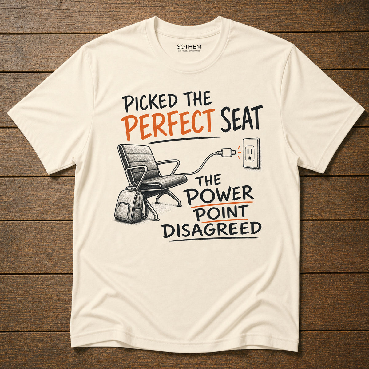 Power Point Disagreed Airport Tee