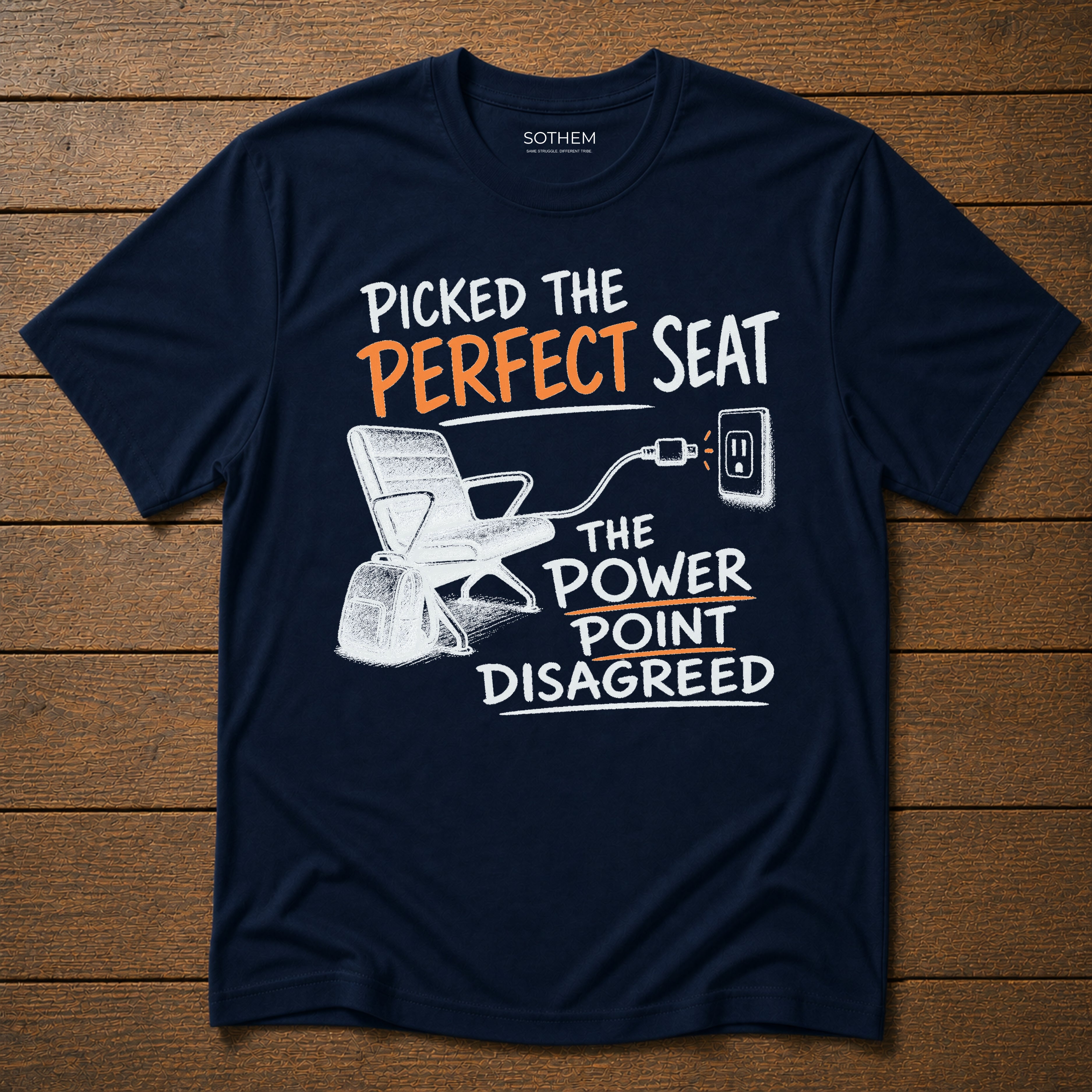 Power Point Disagreed Airport Tee