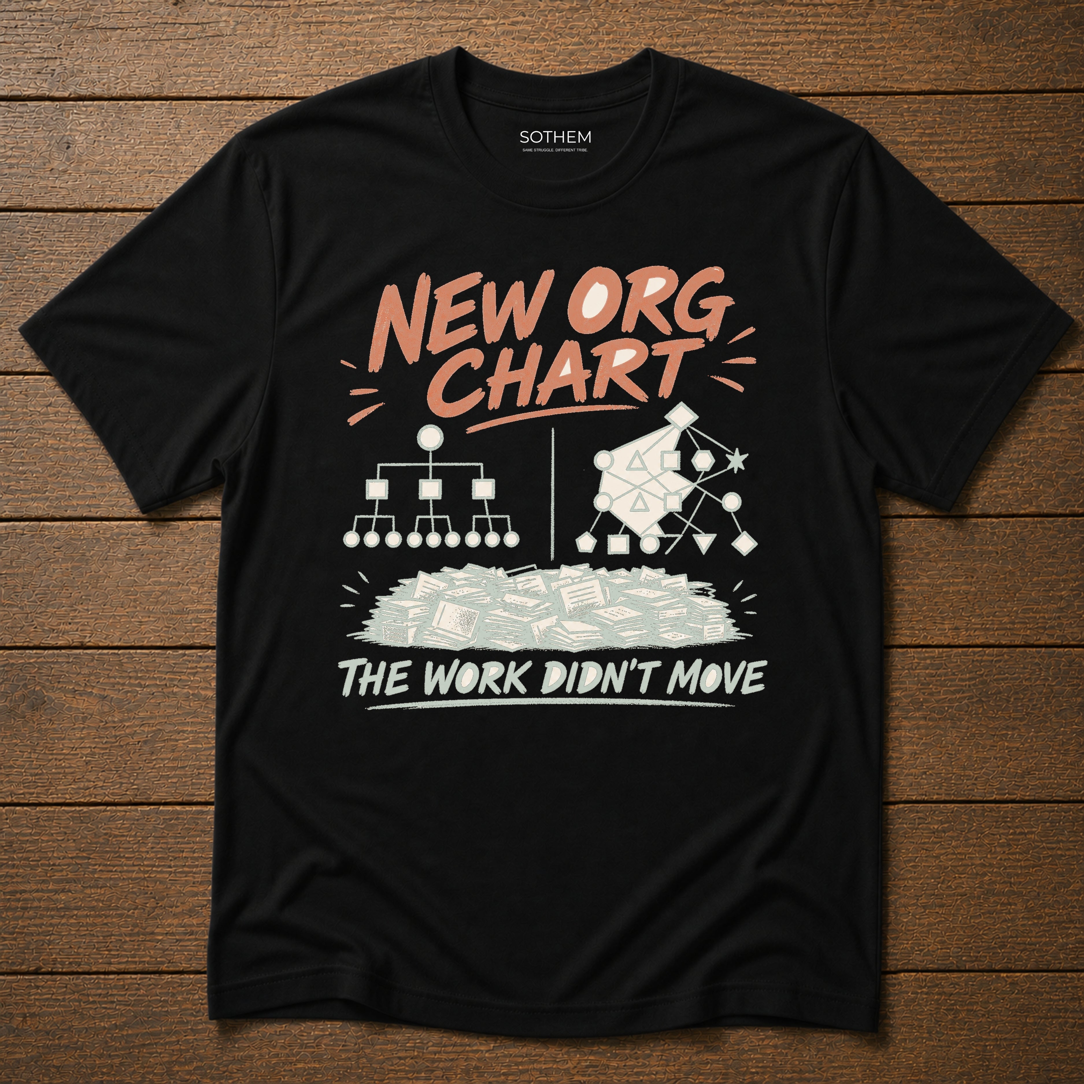 Org Chart Workplace Tee