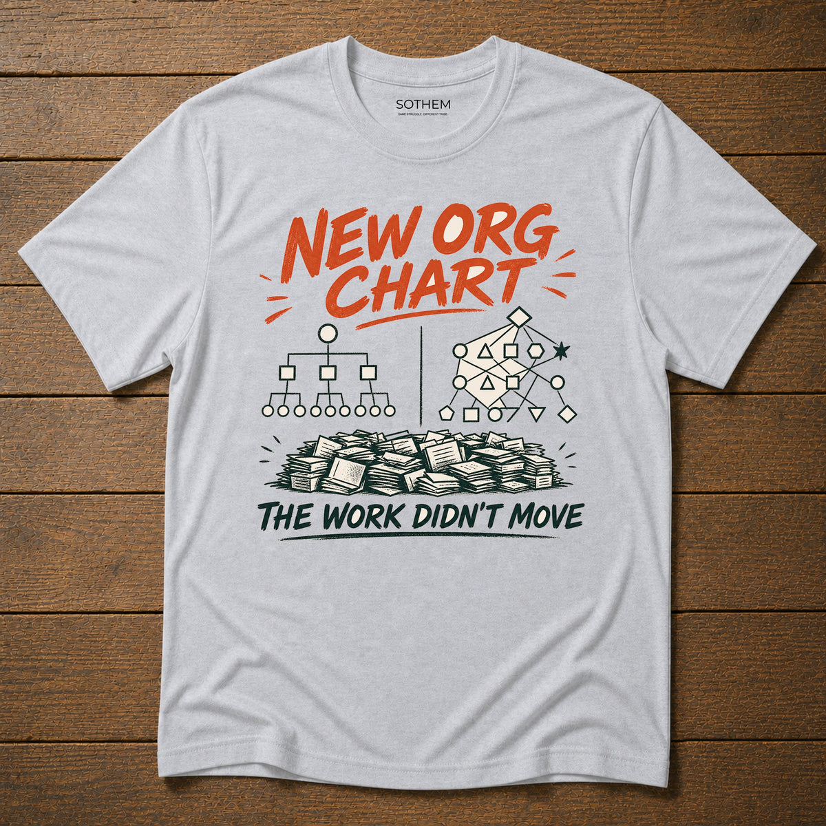 Org Chart Workplace Tee