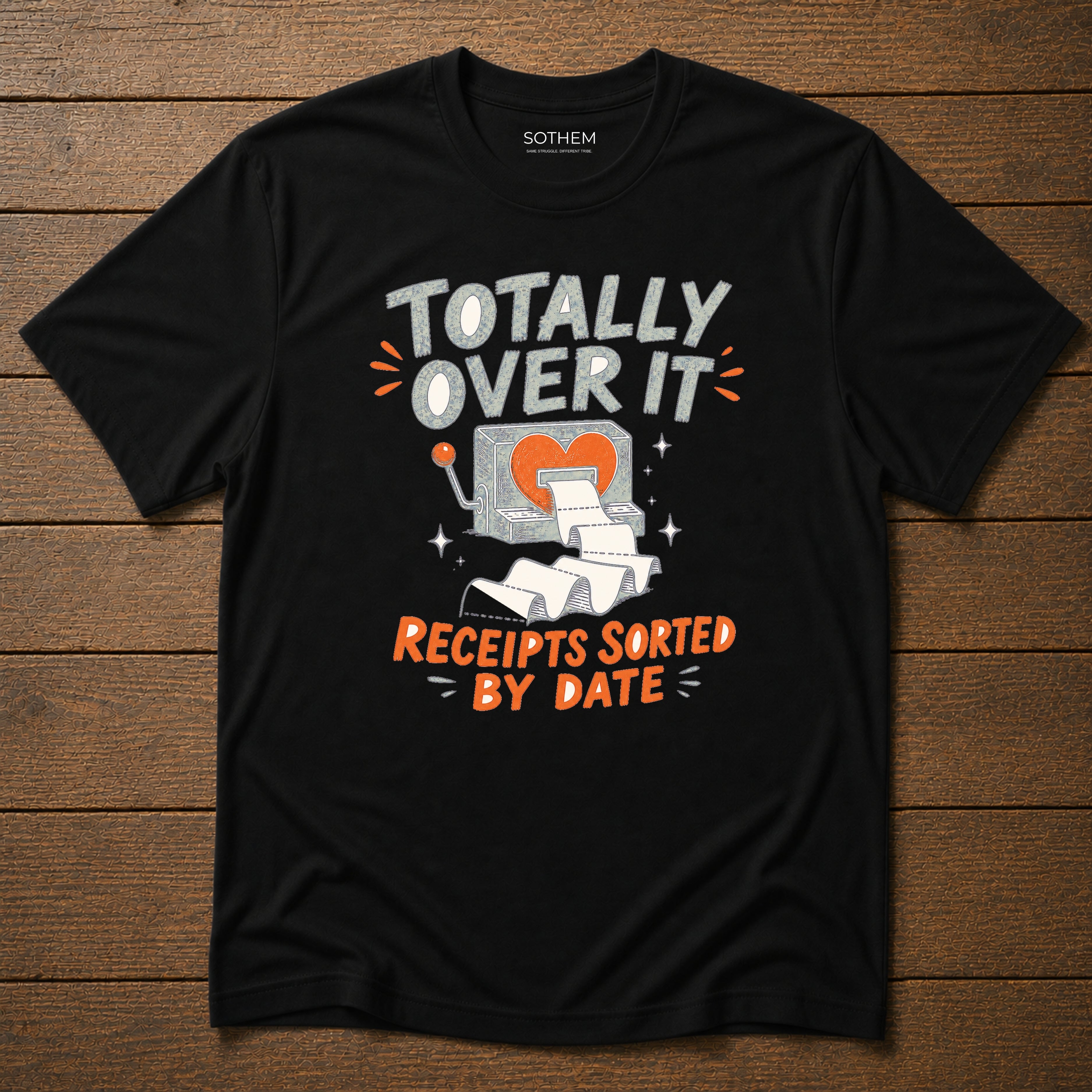 Receipts Sorted by Date Dating Tee