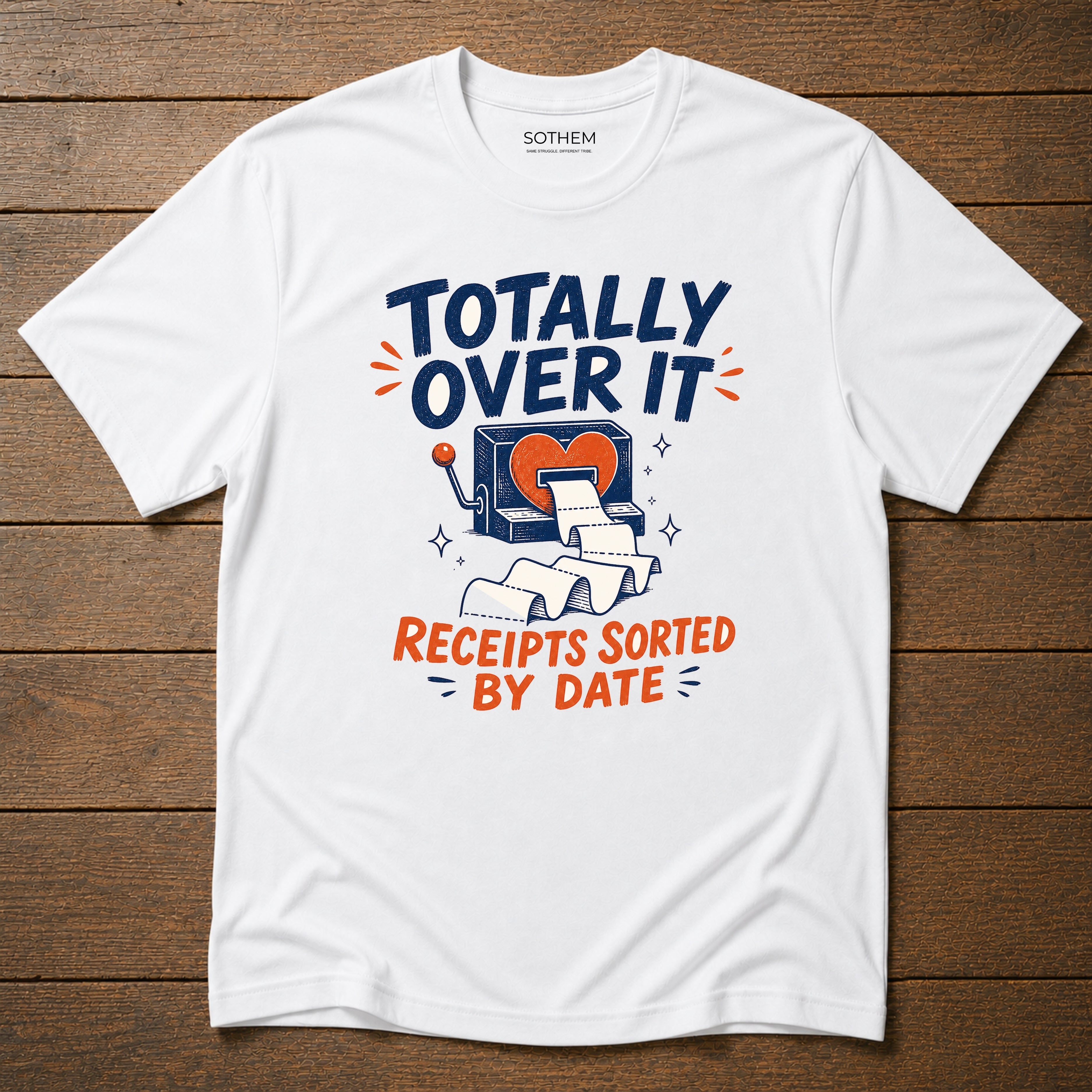 Receipts Sorted by Date Dating Tee