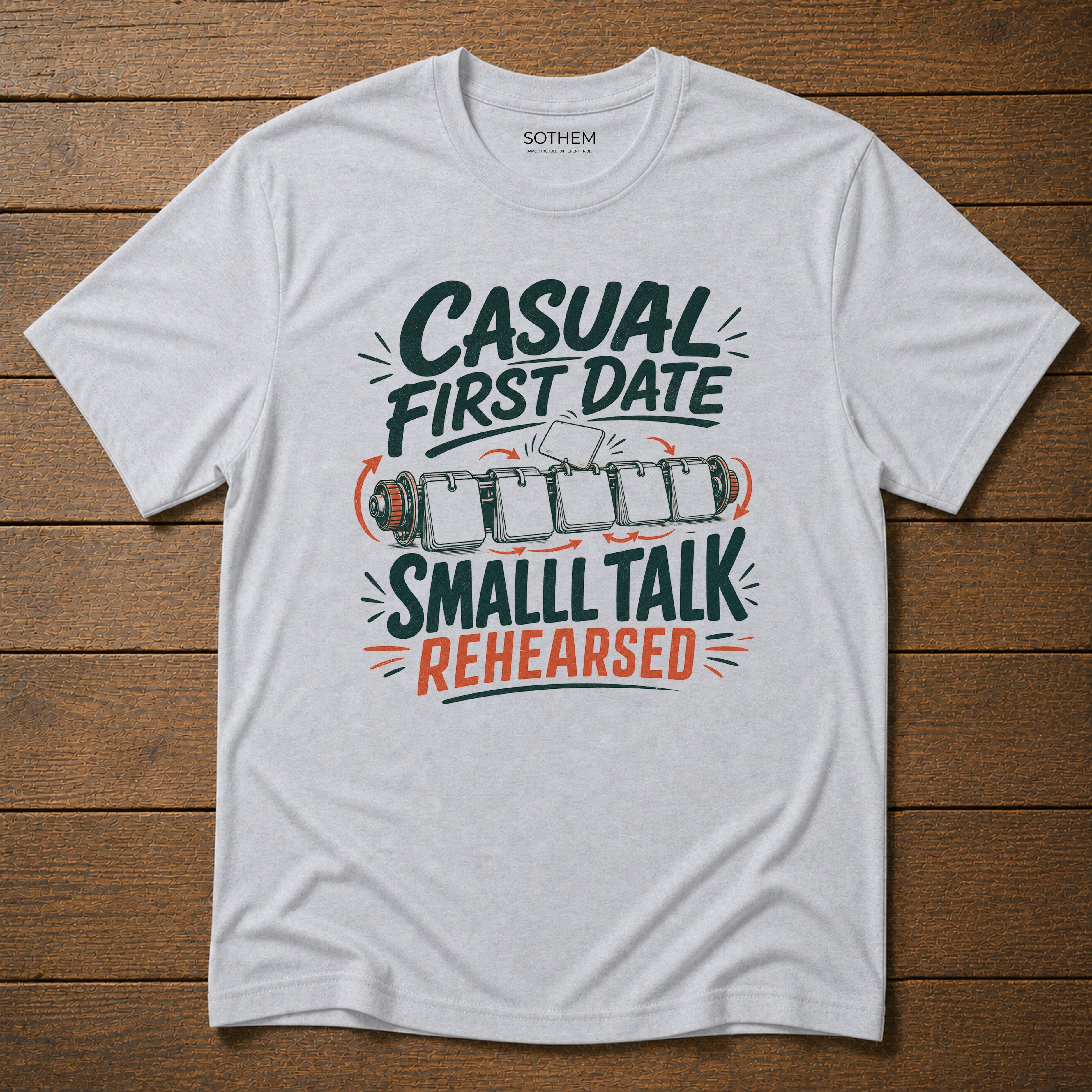 Casual First Date Small Talk Rehearsed Dating Tee