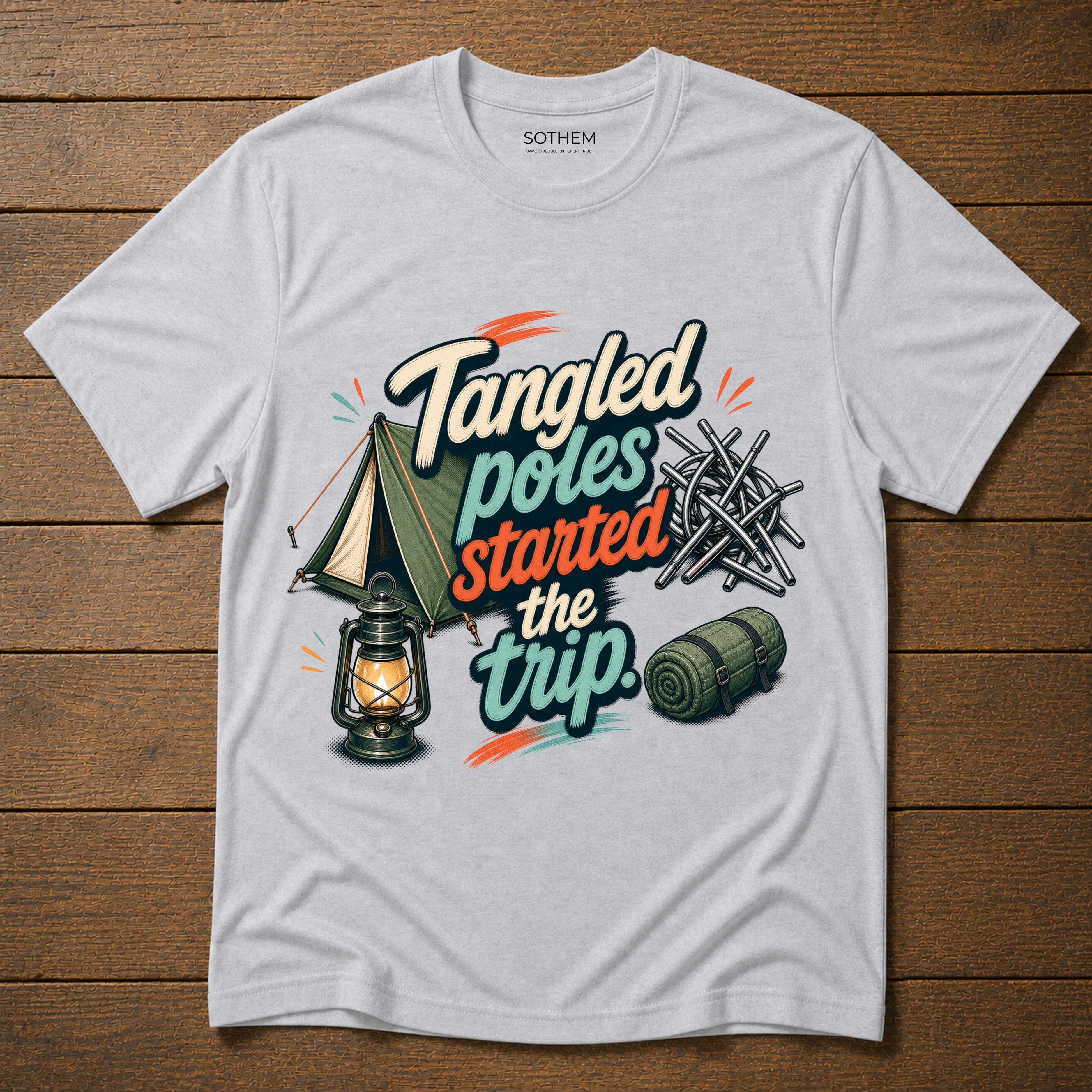 Tangled Poles Tee