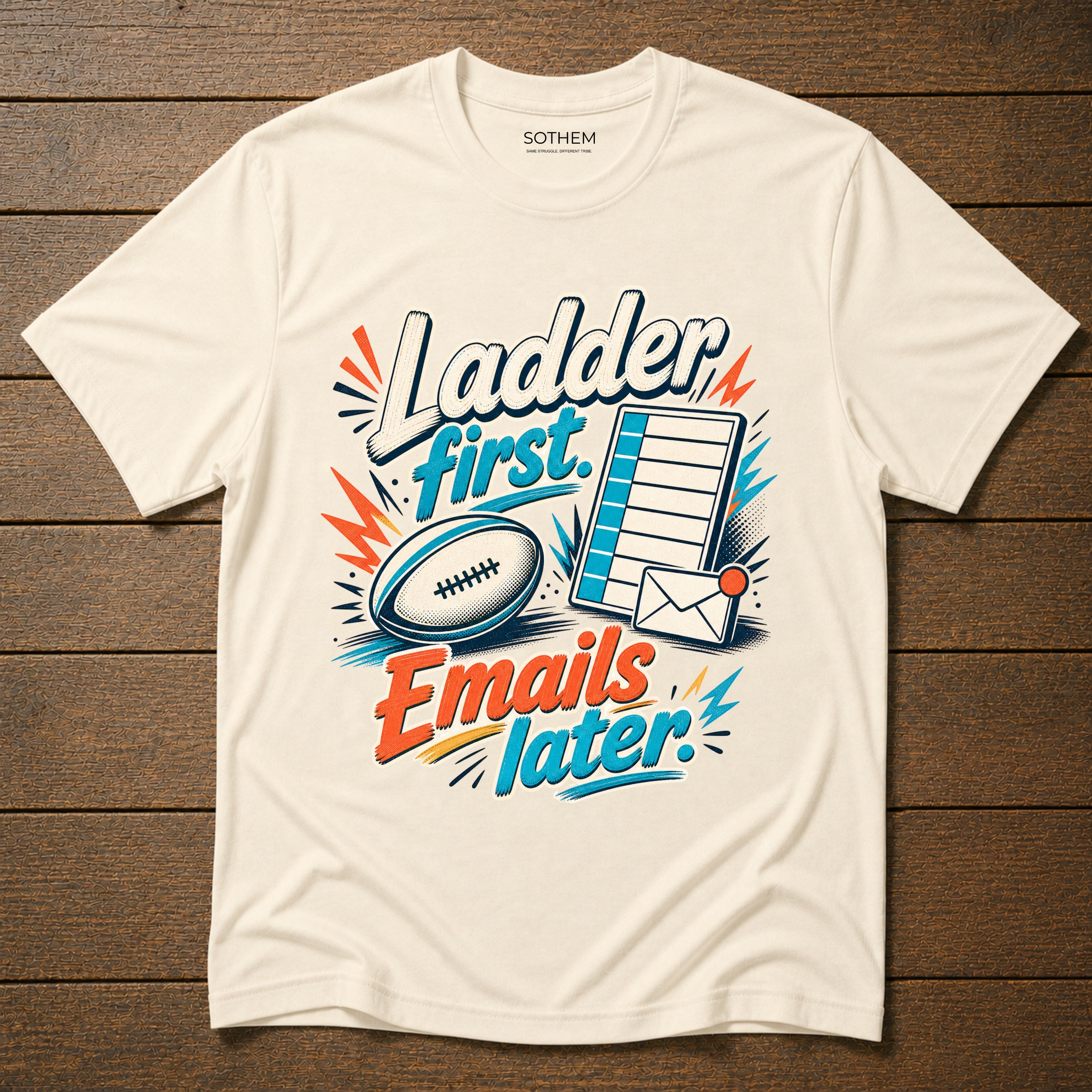Emails Later Tee