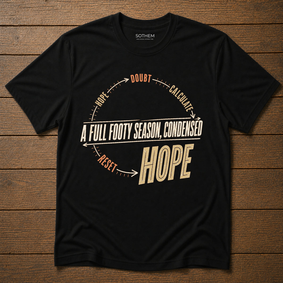Full Footy Season Cycle Tee