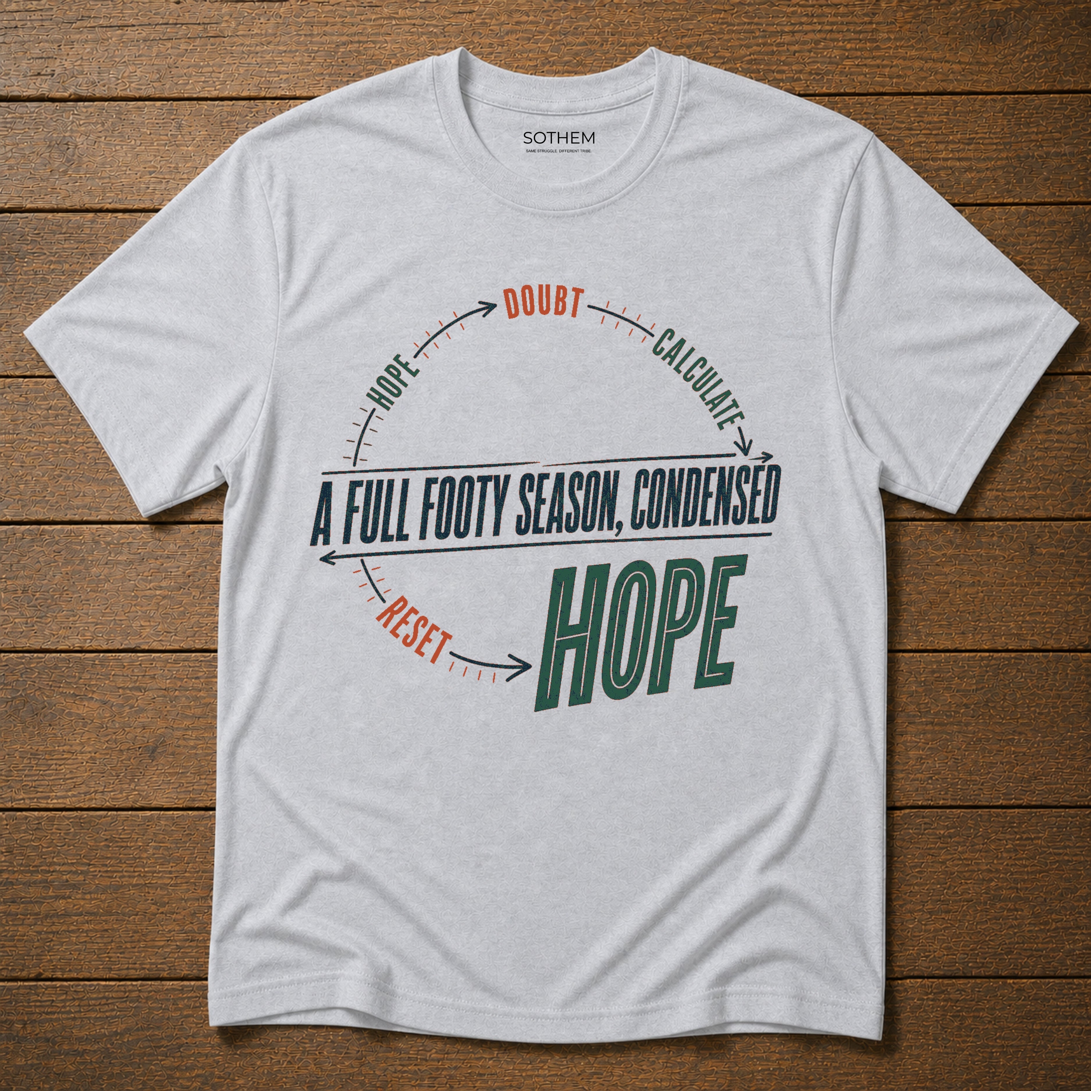 Full Footy Season Cycle Tee