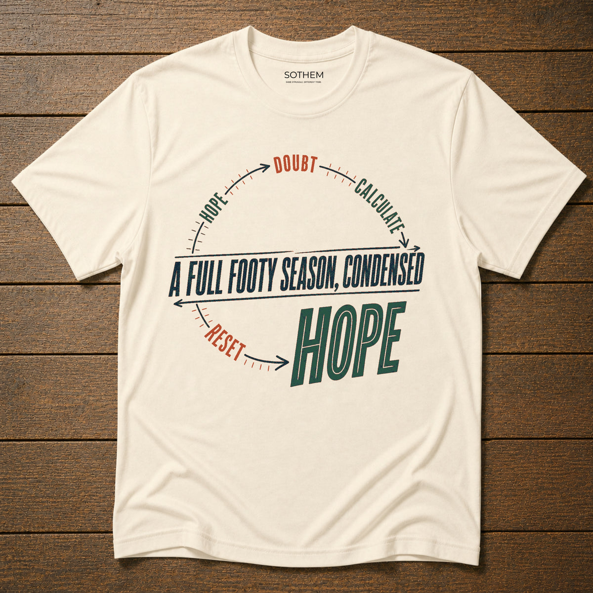 Full Footy Season Cycle Tee