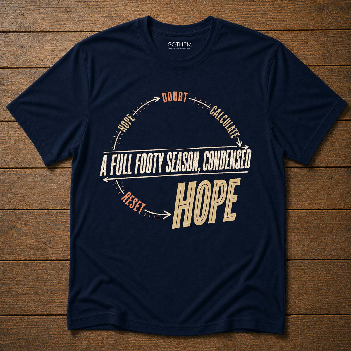 Full Footy Season Cycle Tee