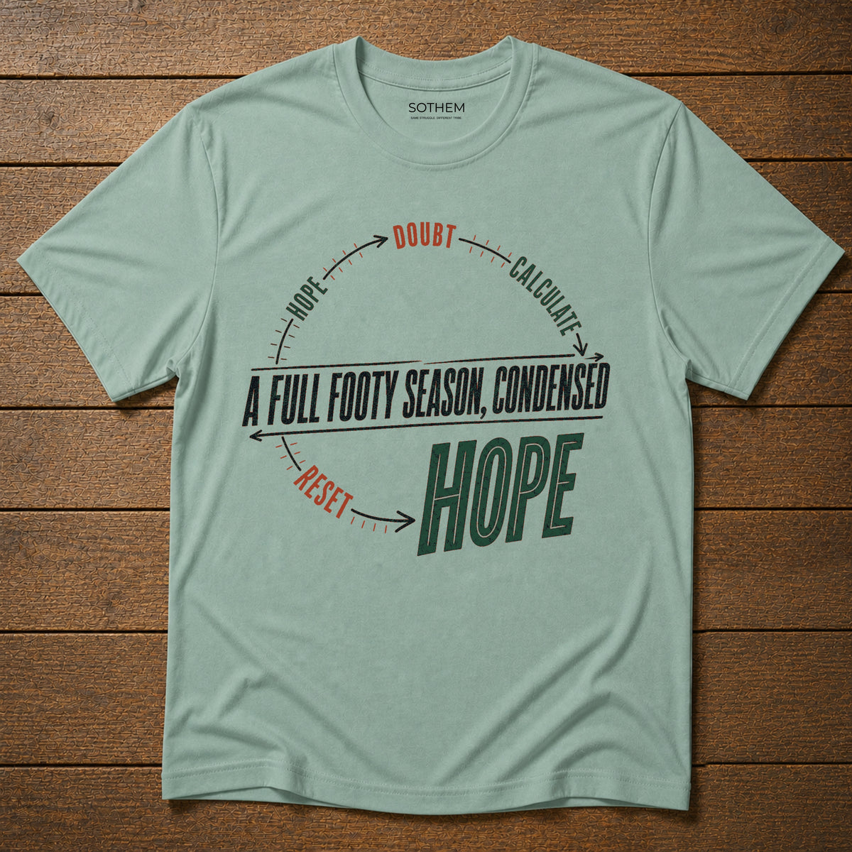 Full Footy Season Cycle Tee