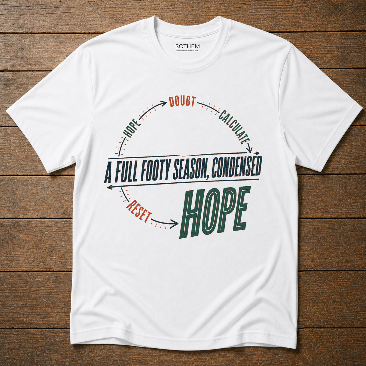 Full Footy Season Cycle Tee