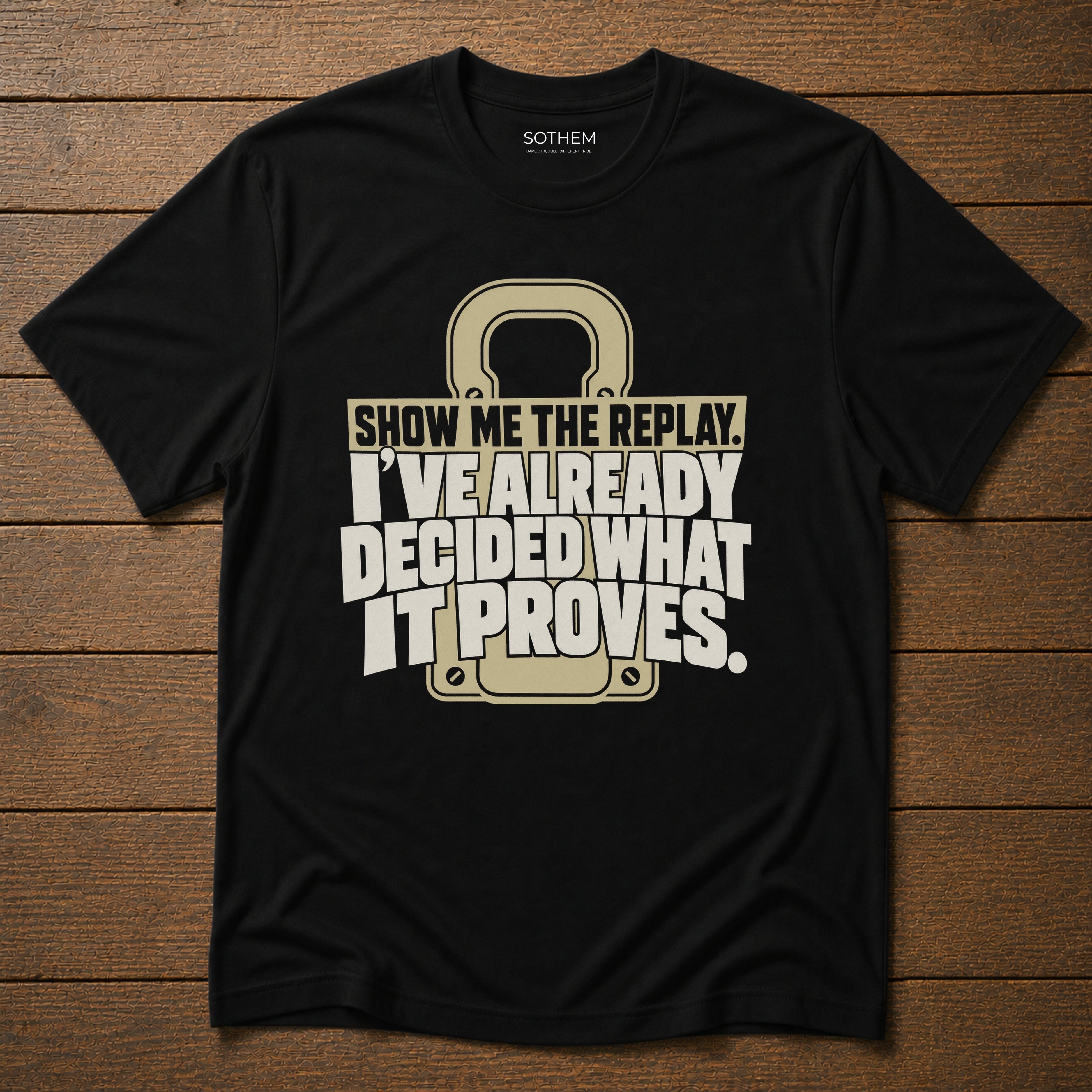 Show Me the Replay Footy Tee