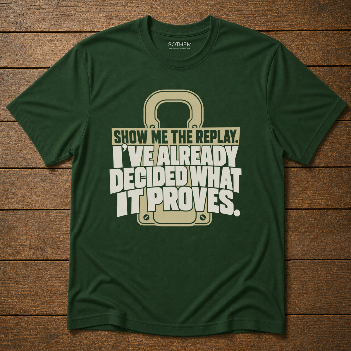 Show Me the Replay Footy Tee
