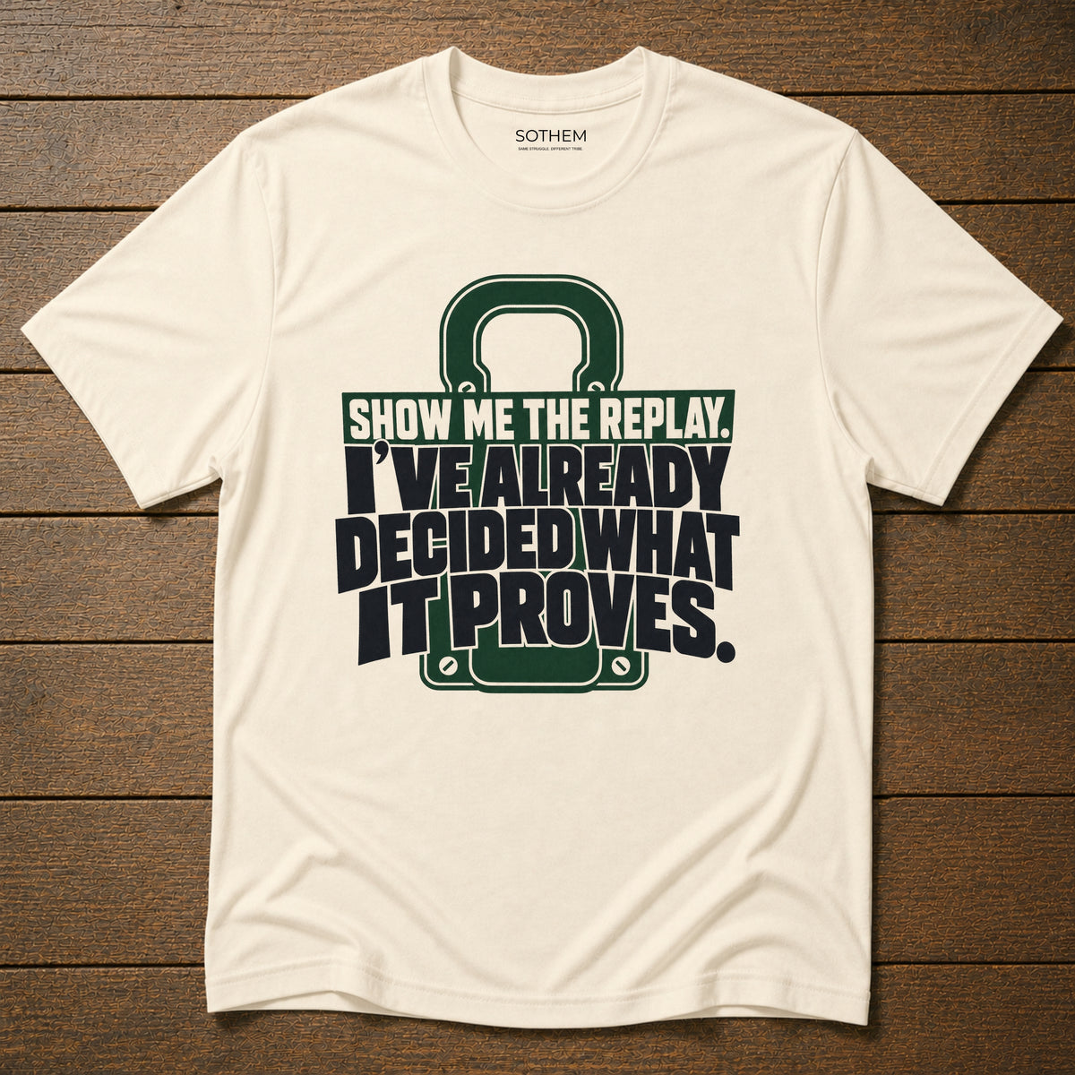 Show Me the Replay Footy Tee
