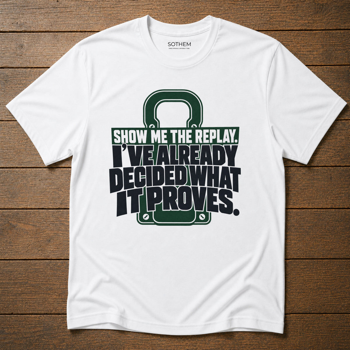 Show Me the Replay Footy Tee