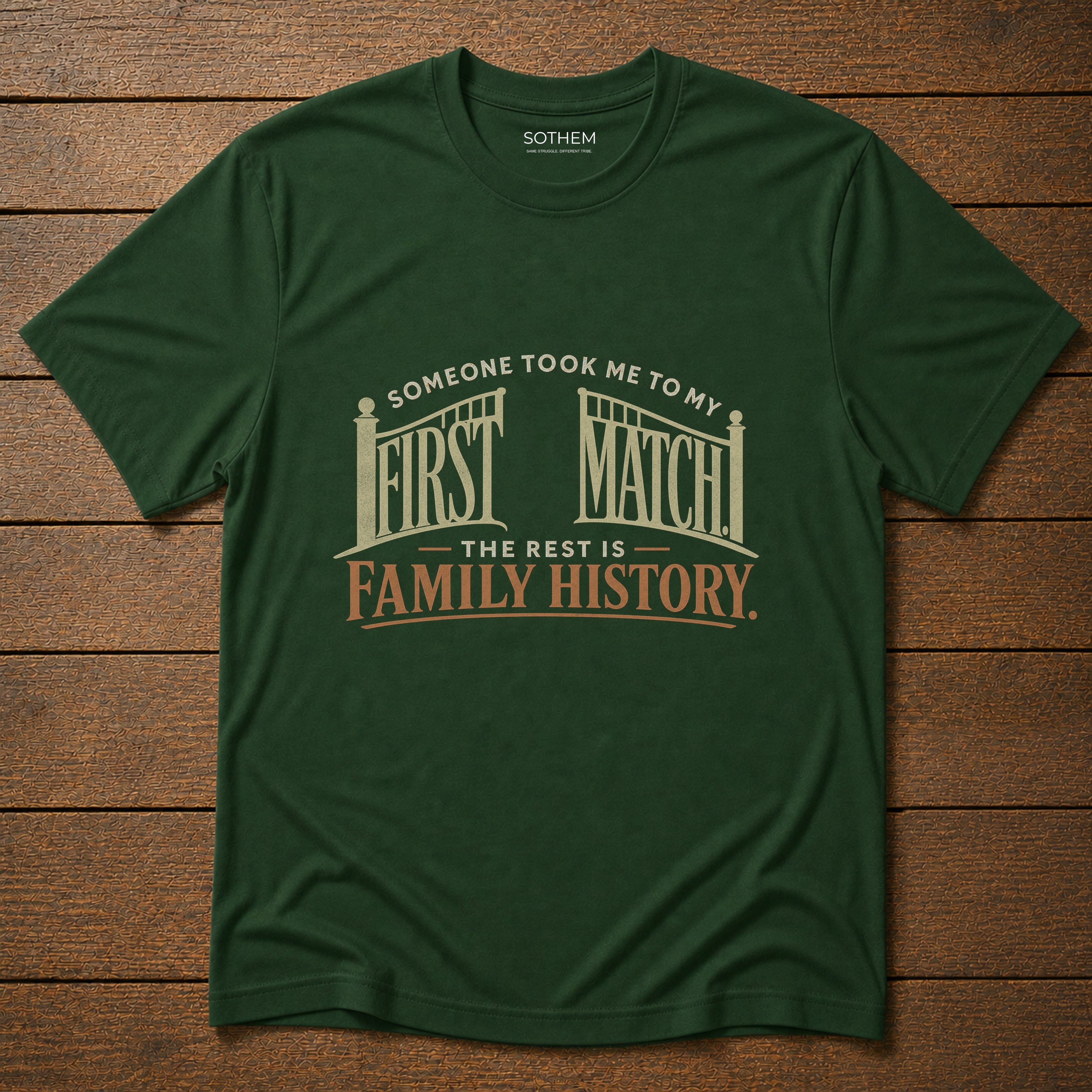 The Rest Is Family History Footy Tee
