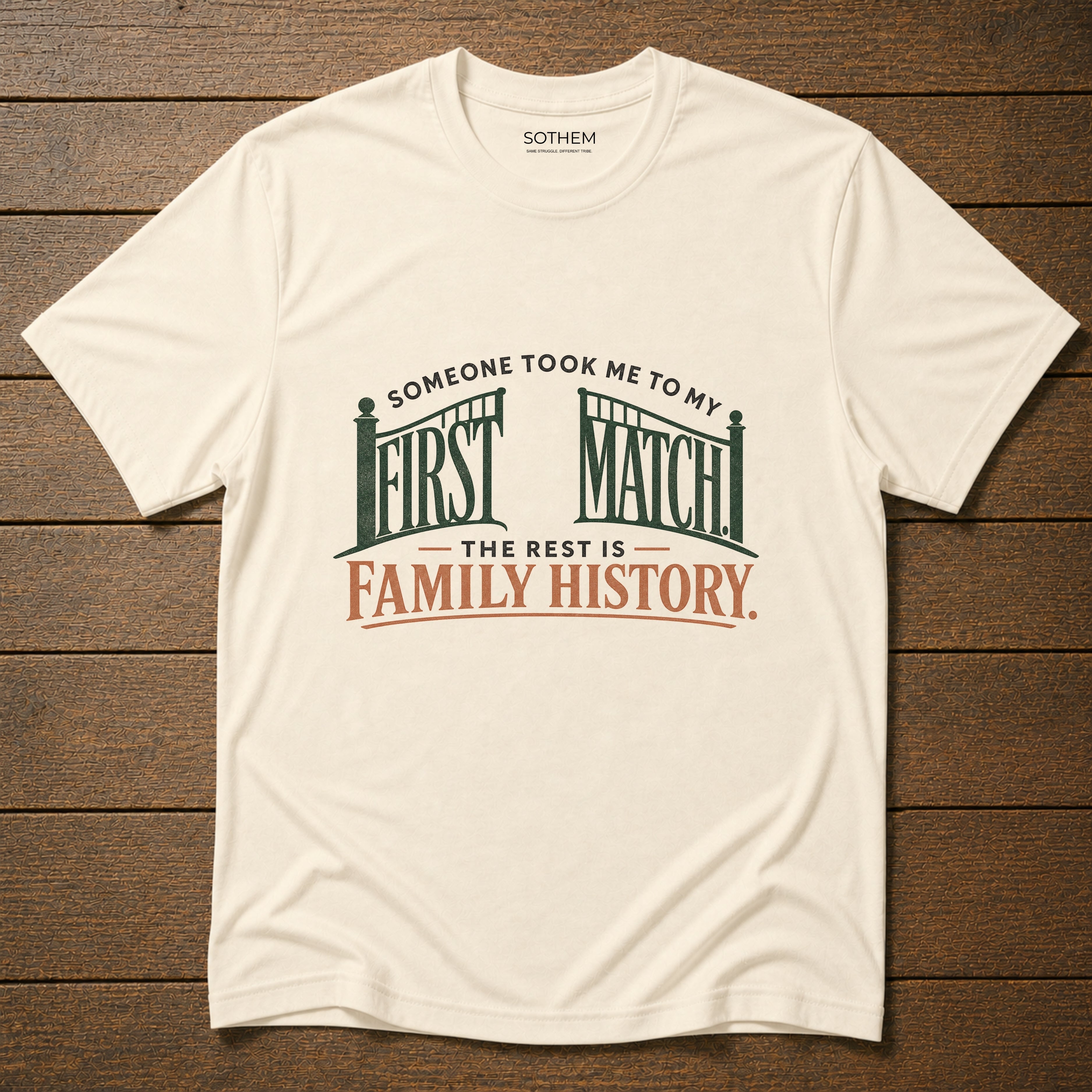 The Rest Is Family History Footy Tee