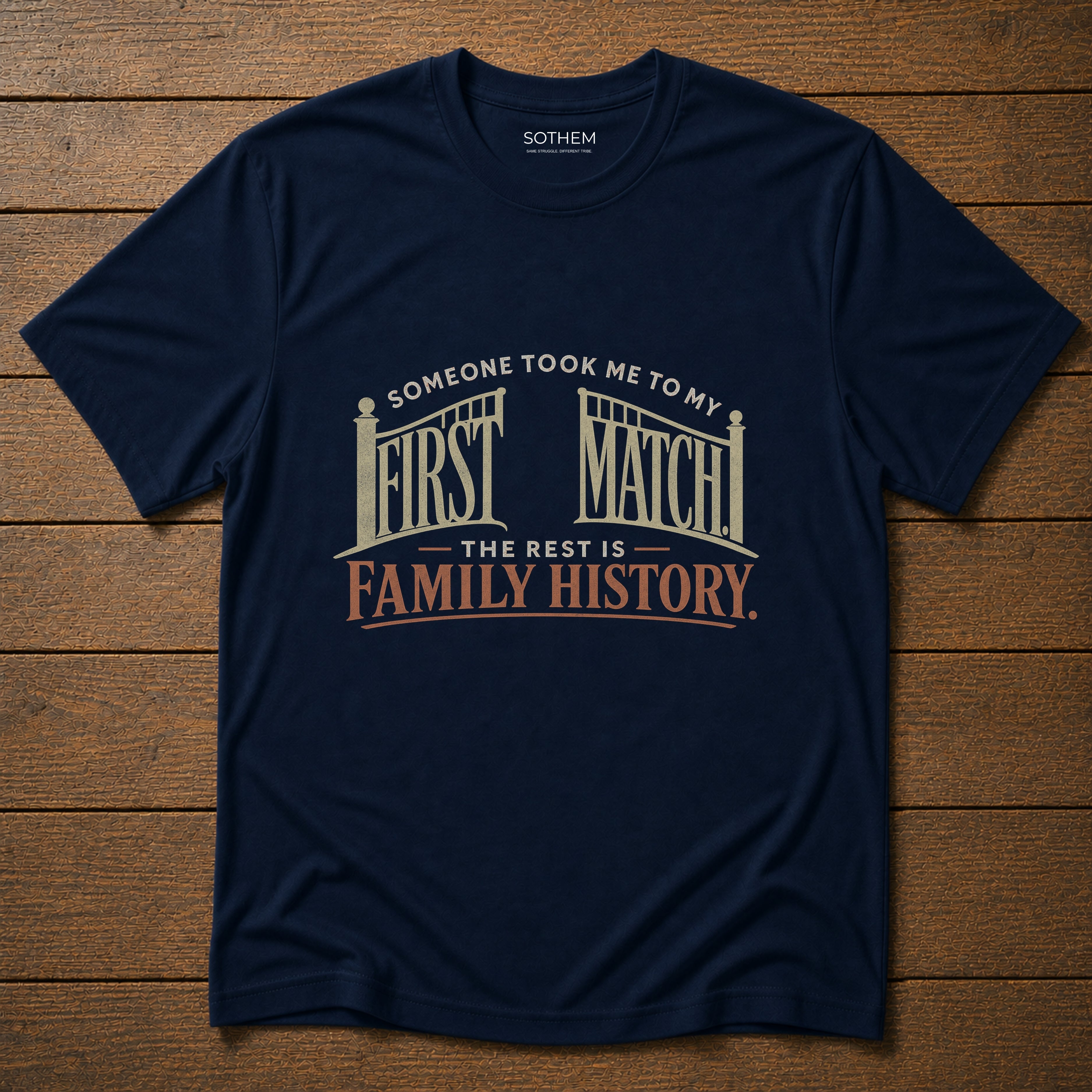 The Rest Is Family History Footy Tee