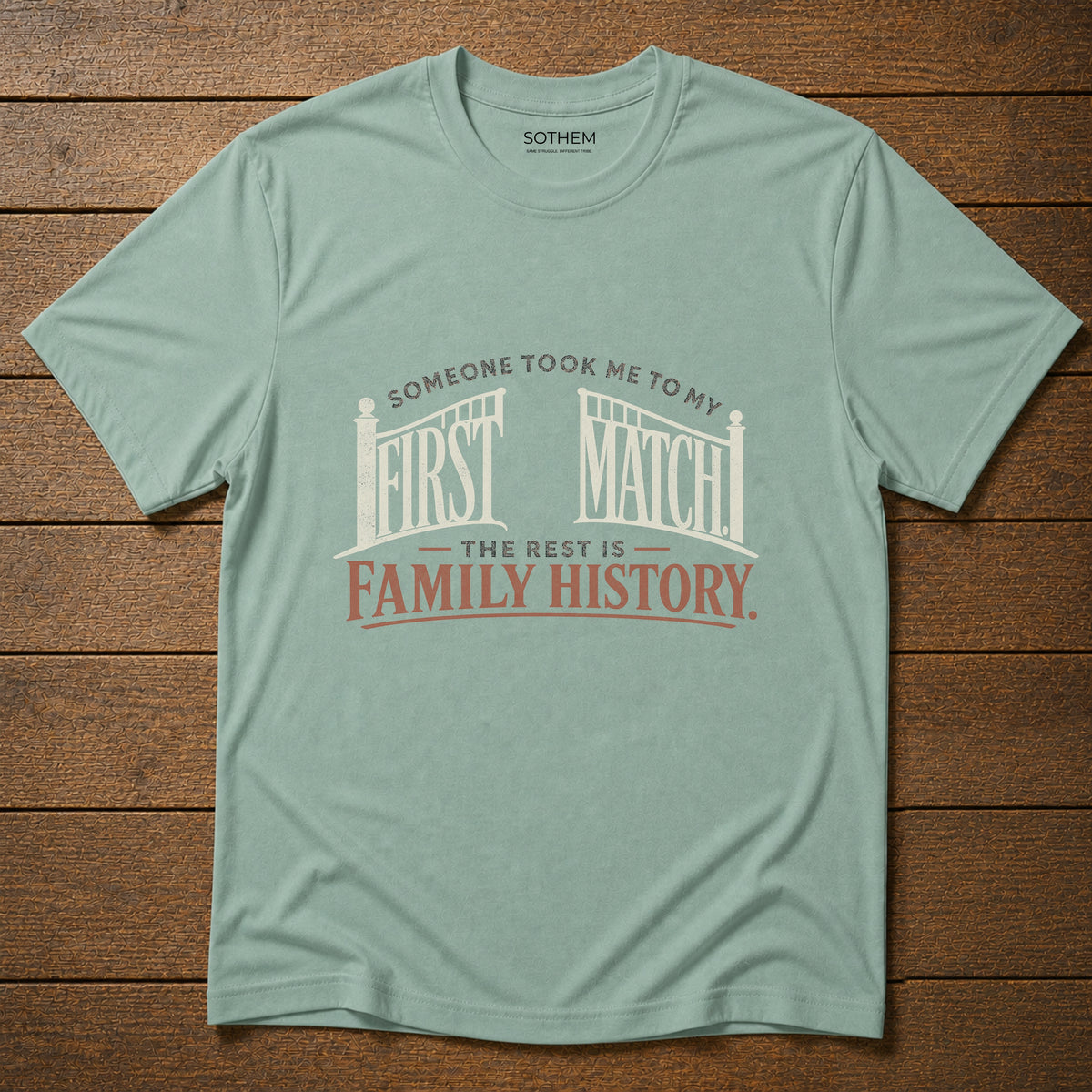 The Rest Is Family History Footy Tee