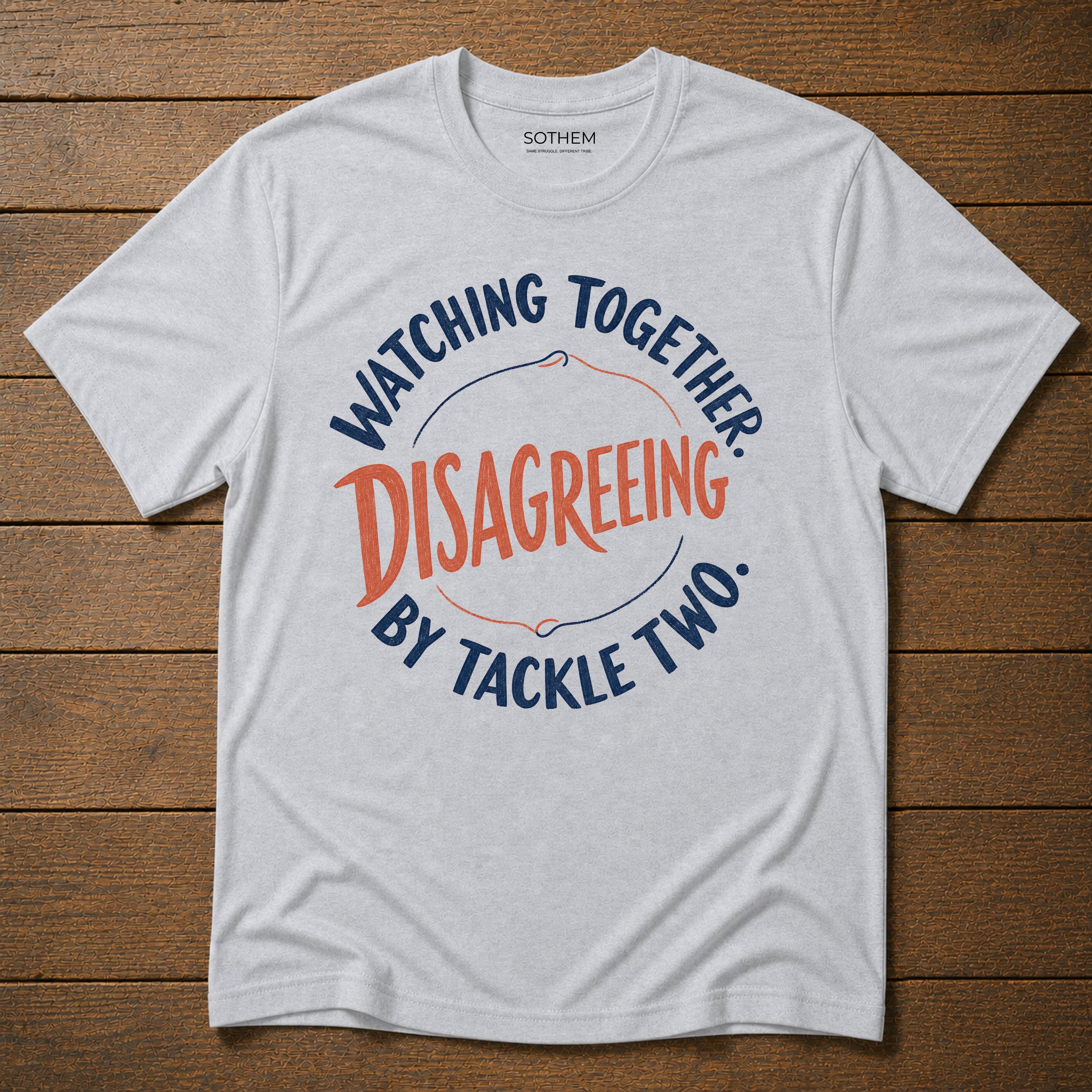 Disagreeing by Tackle Two League Tee
