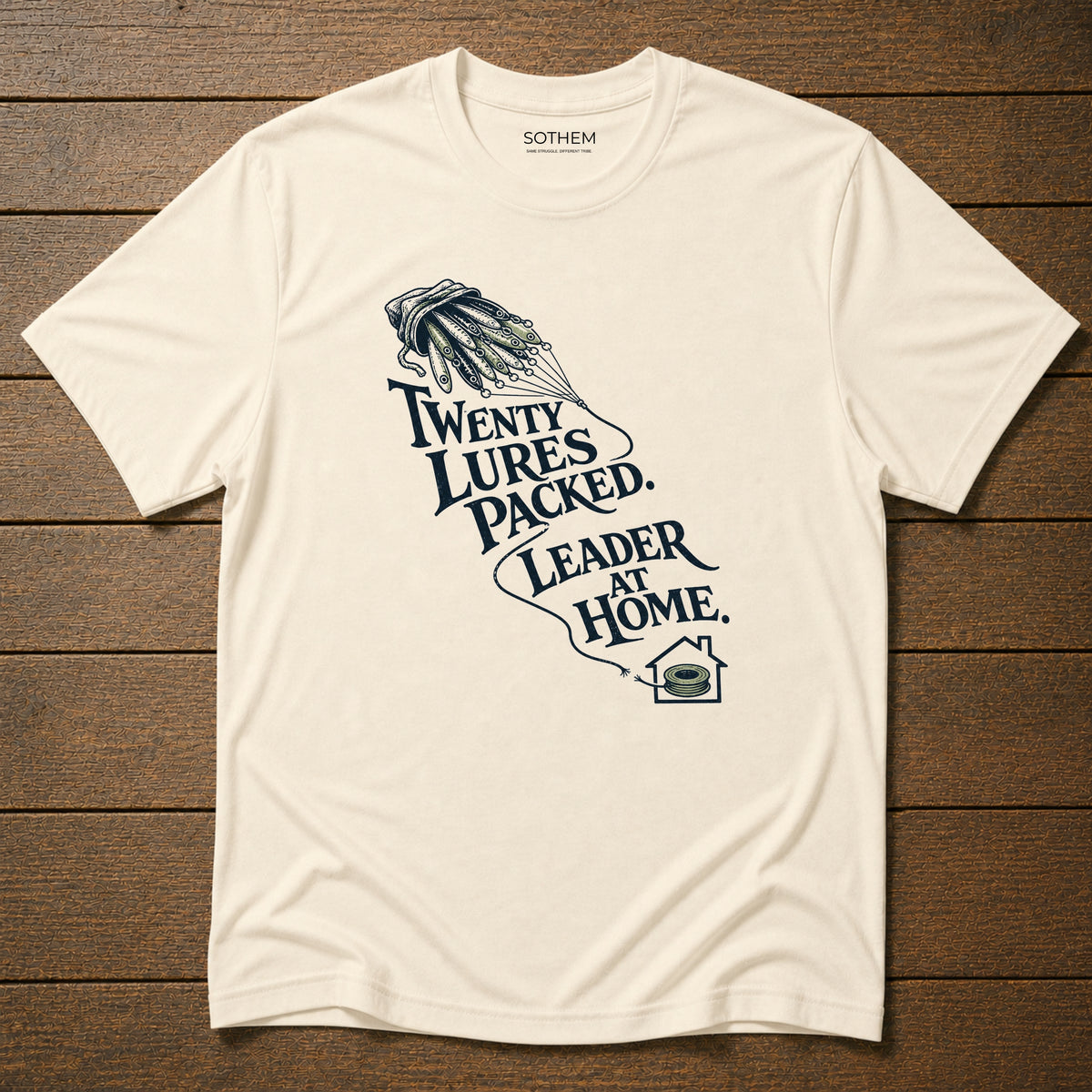 Leader at Home Fishing Tee