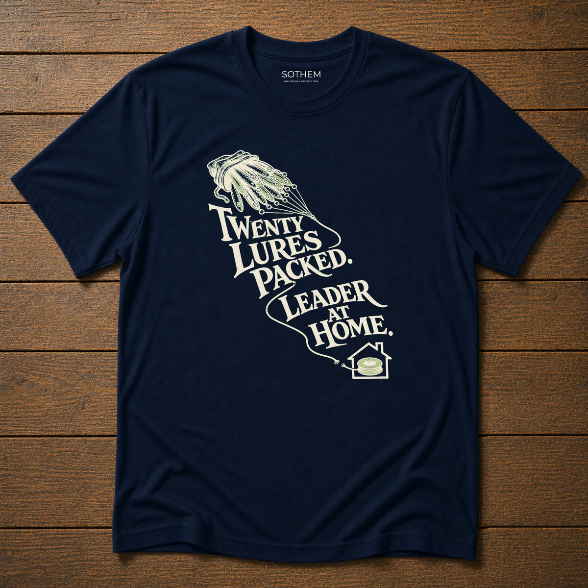 Leader at Home Fishing Tee