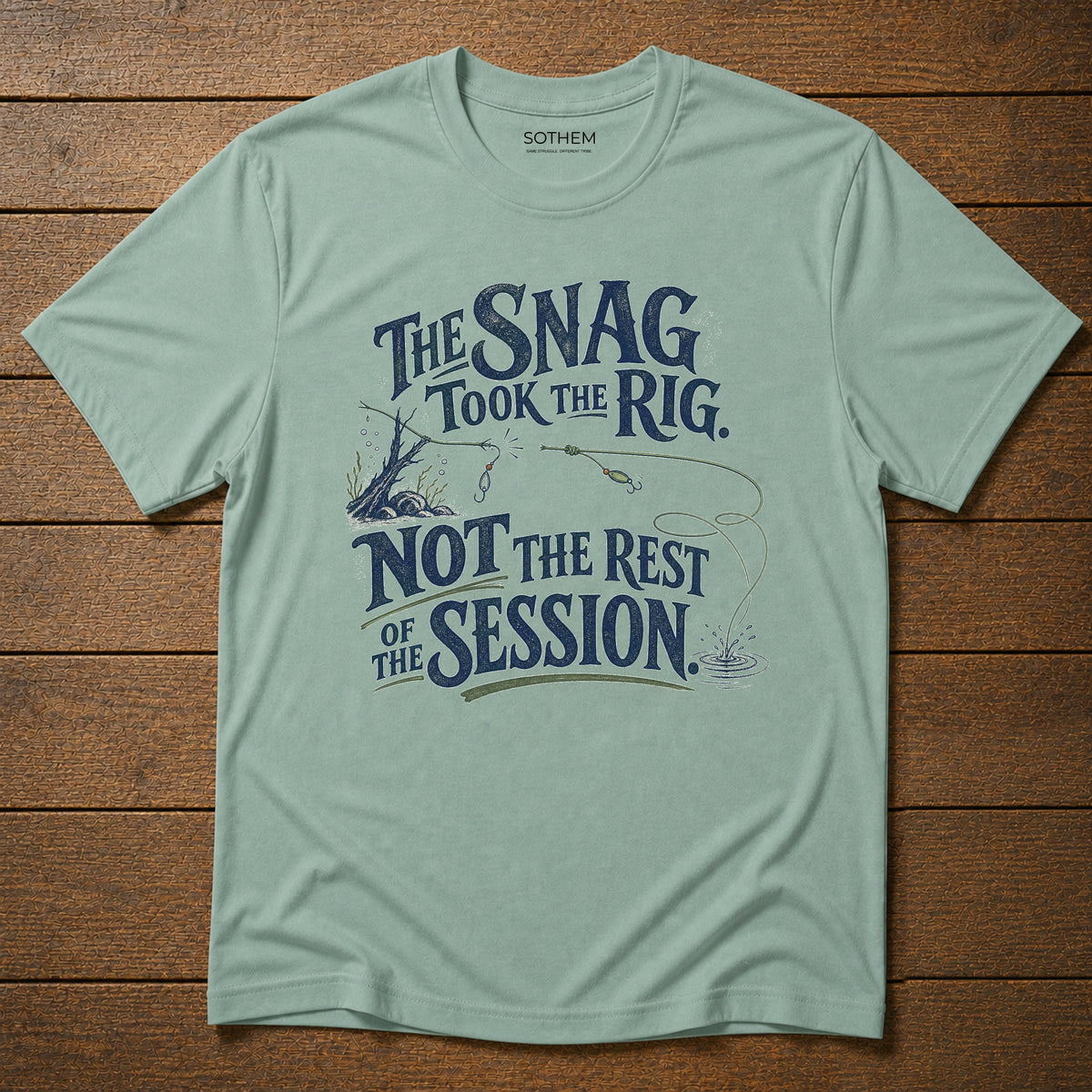 Snag Took the Rig Fishing Tee