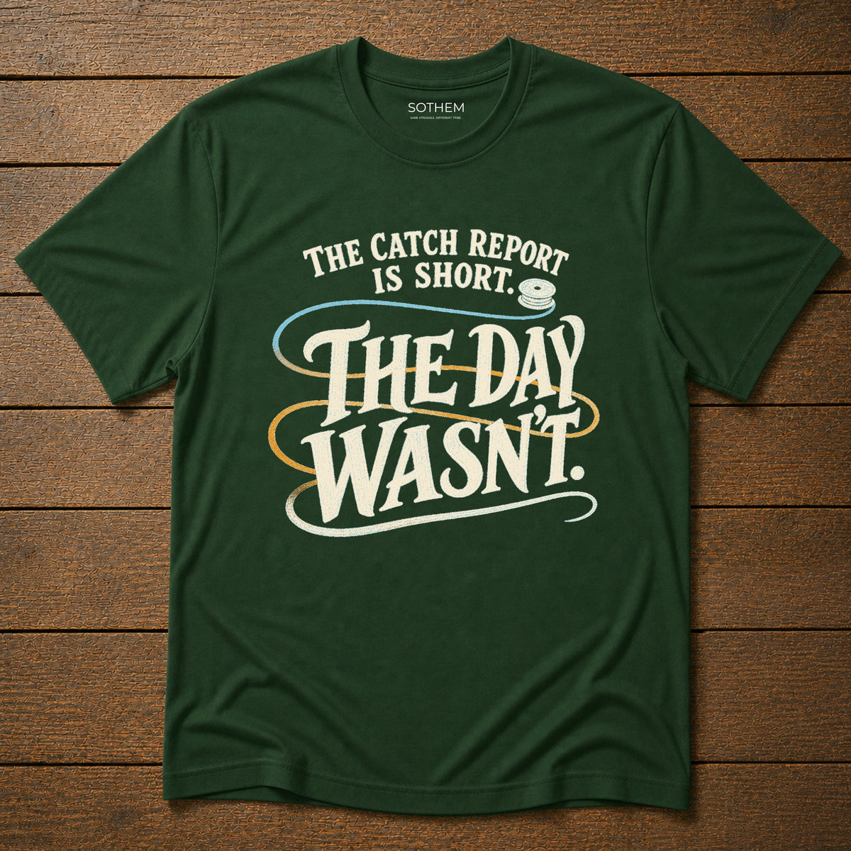 Short Catch Report Fishing Tee