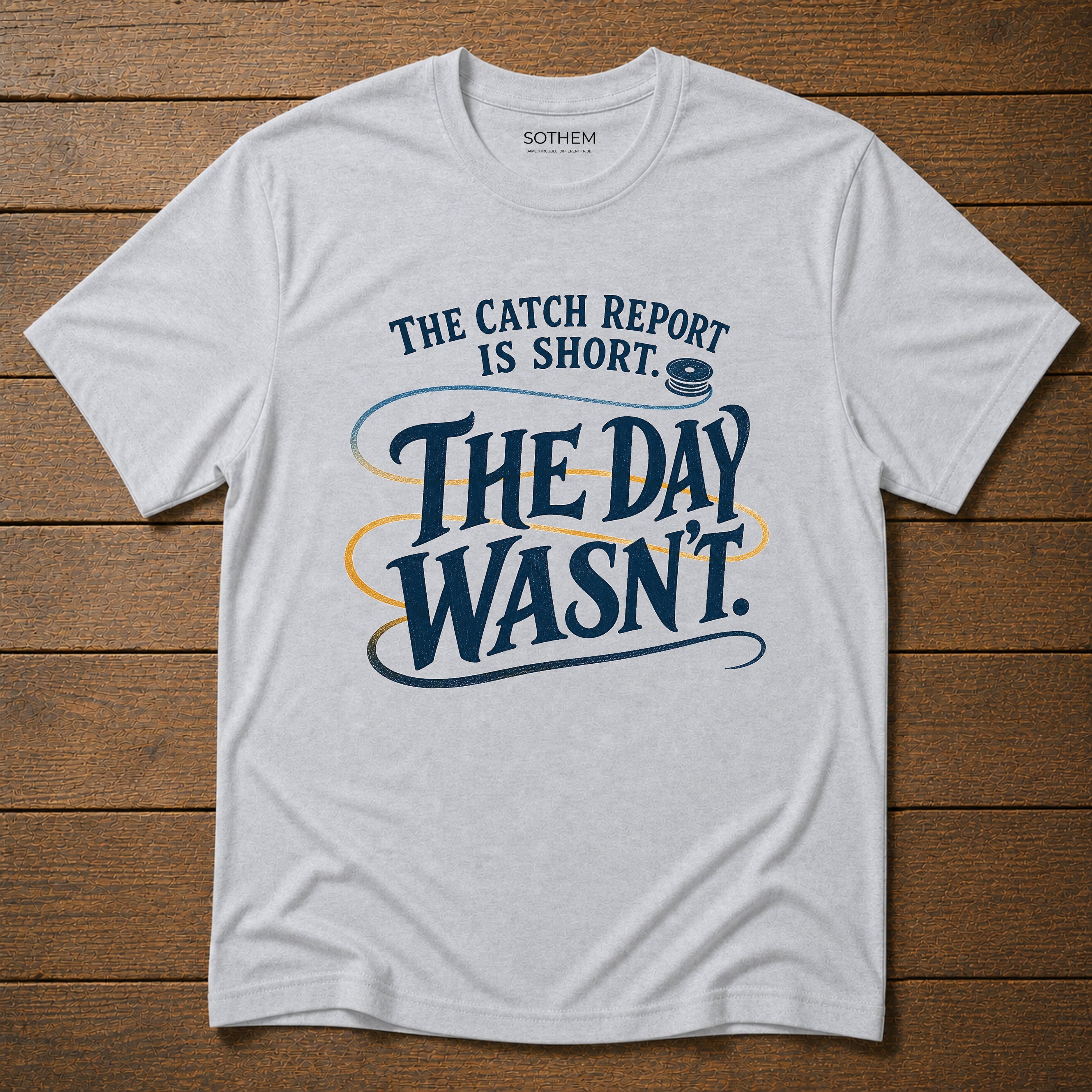 Short Catch Report Fishing Tee